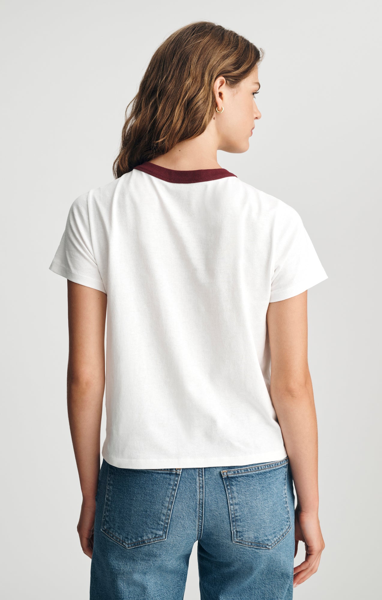 ON THE RISE GRAPHIC T-SHIRT IN ANTIQUE WHITE - Mavi Jeans