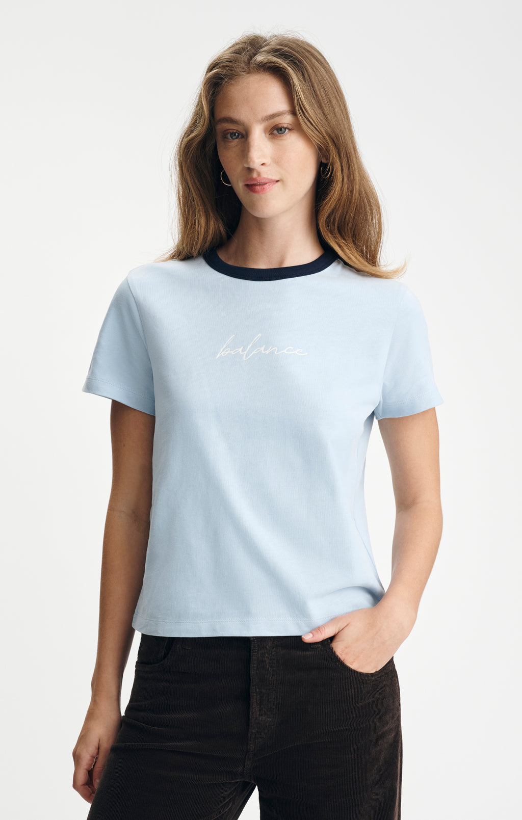 BALANCE GRAPHIC T-SHIRT IN KENTUCKY BLUE - Mavi Jeans