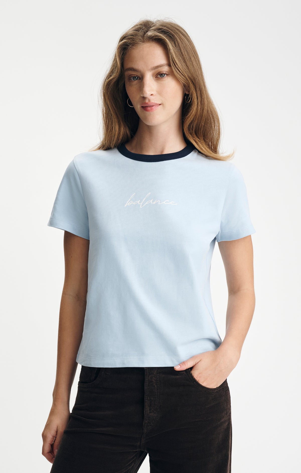 BALANCE GRAPHIC T-SHIRT IN KENTUCKY BLUE - Mavi Jeans