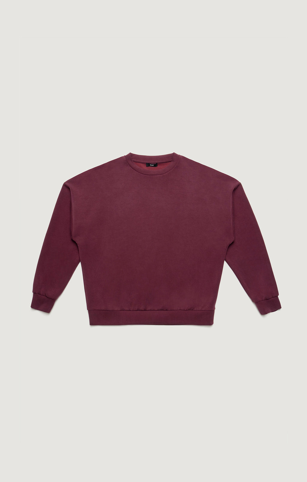 LUXE TOUCH TENCEL™ SWEATSHIRT IN TAWNY PORT - Mavi Jeans