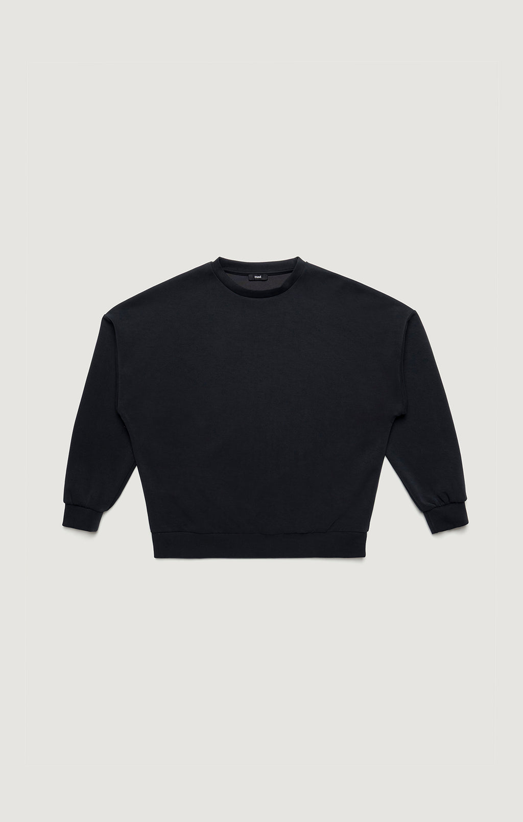LUXE TOUCH TENCEL™ SWEATSHIRT IN BLACK - Mavi Jeans