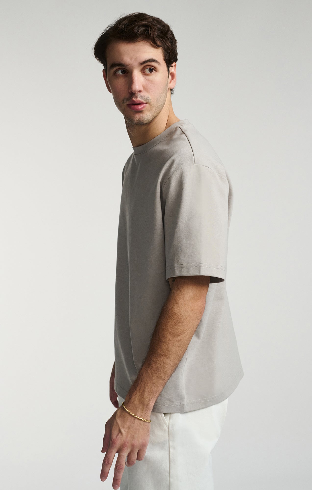 SHORT SLEEVE CREW NECK T-SHIRT IN PALOMA - Mavi Jeans