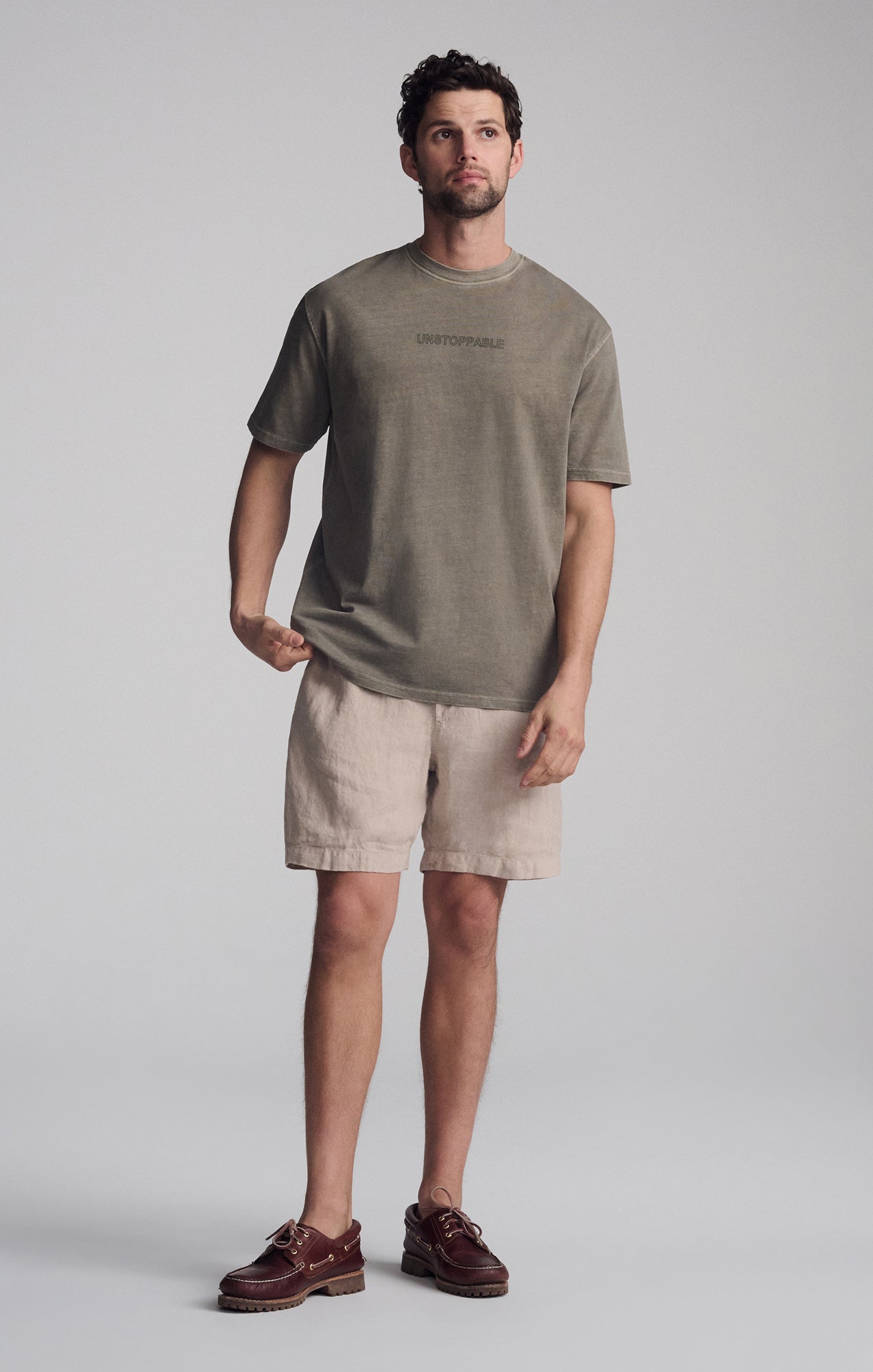 UNSTOPPABLE CREW NECK T-SHIRT IN BUNGEE CORD - Mavi Jeans