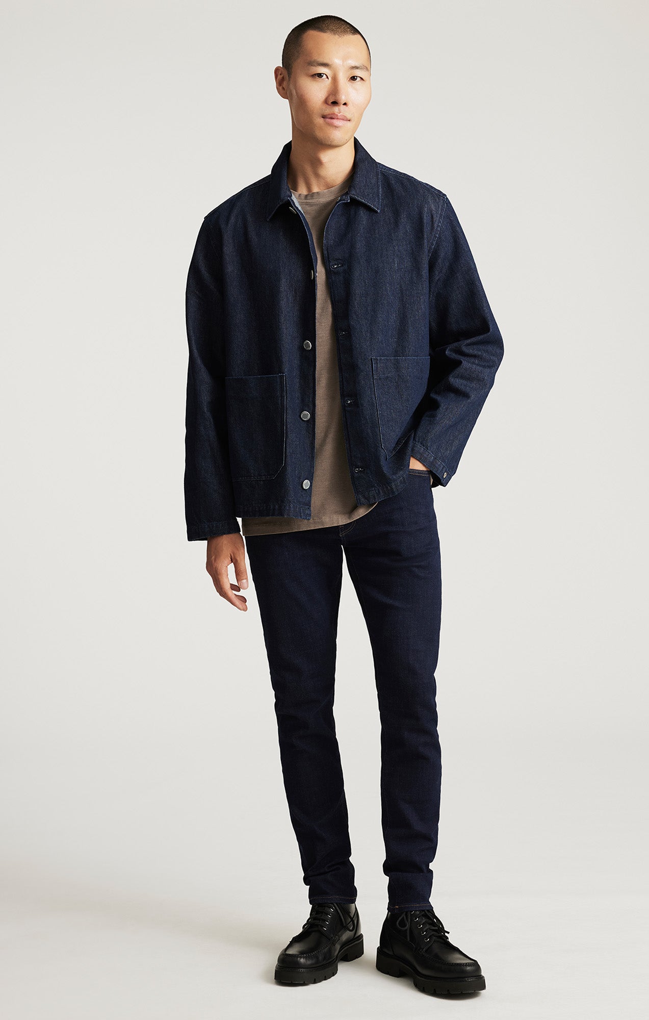 JAMES SKINNY IN RINSE FEATHER BLUE - Mavi Jeans