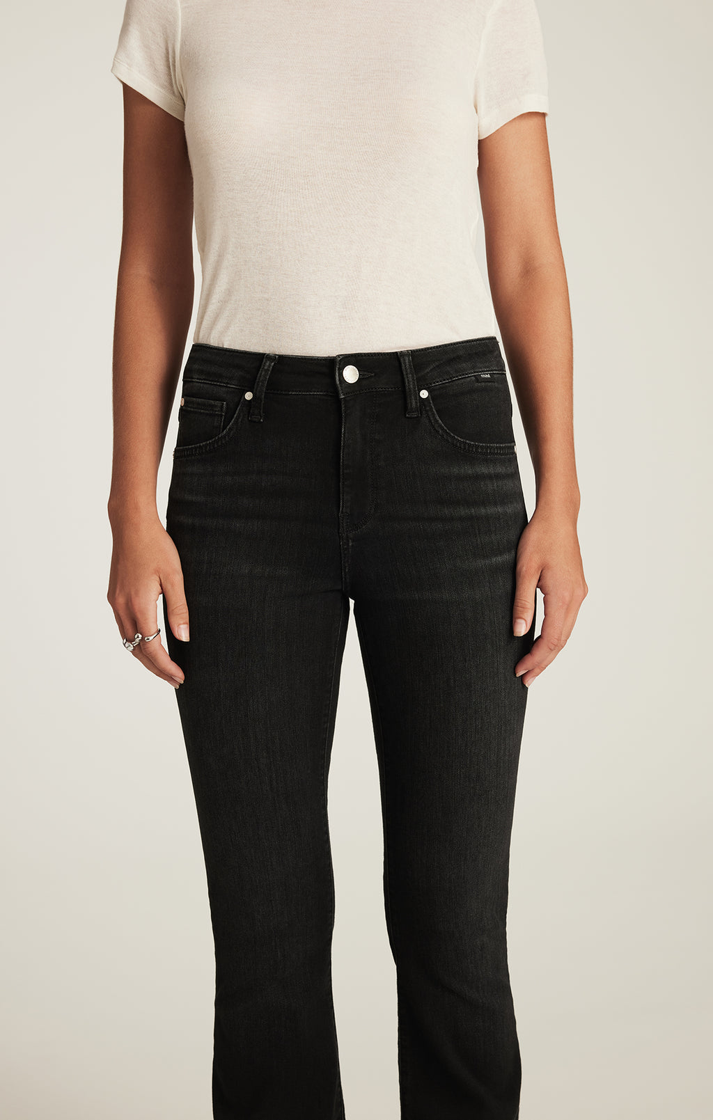 SYDNEY FLARE IN DARK SMOKE FEATHER BLUE - Mavi Jeans