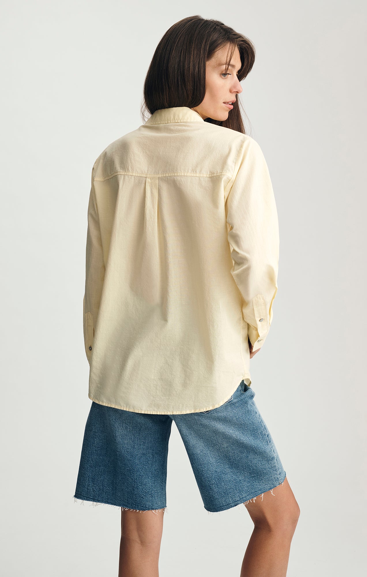 LONG SLEEVE BUTTON-UP SHIRT IN SUNLIGHT - Mavi Jeans