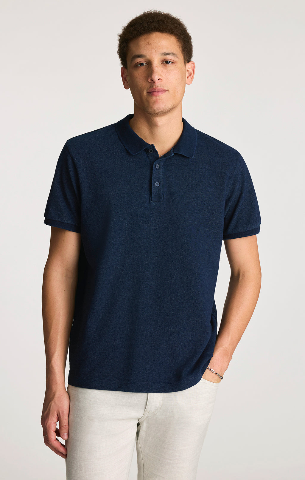 POLO T-SHIRT IN INDIGO - Mavi Jeans
