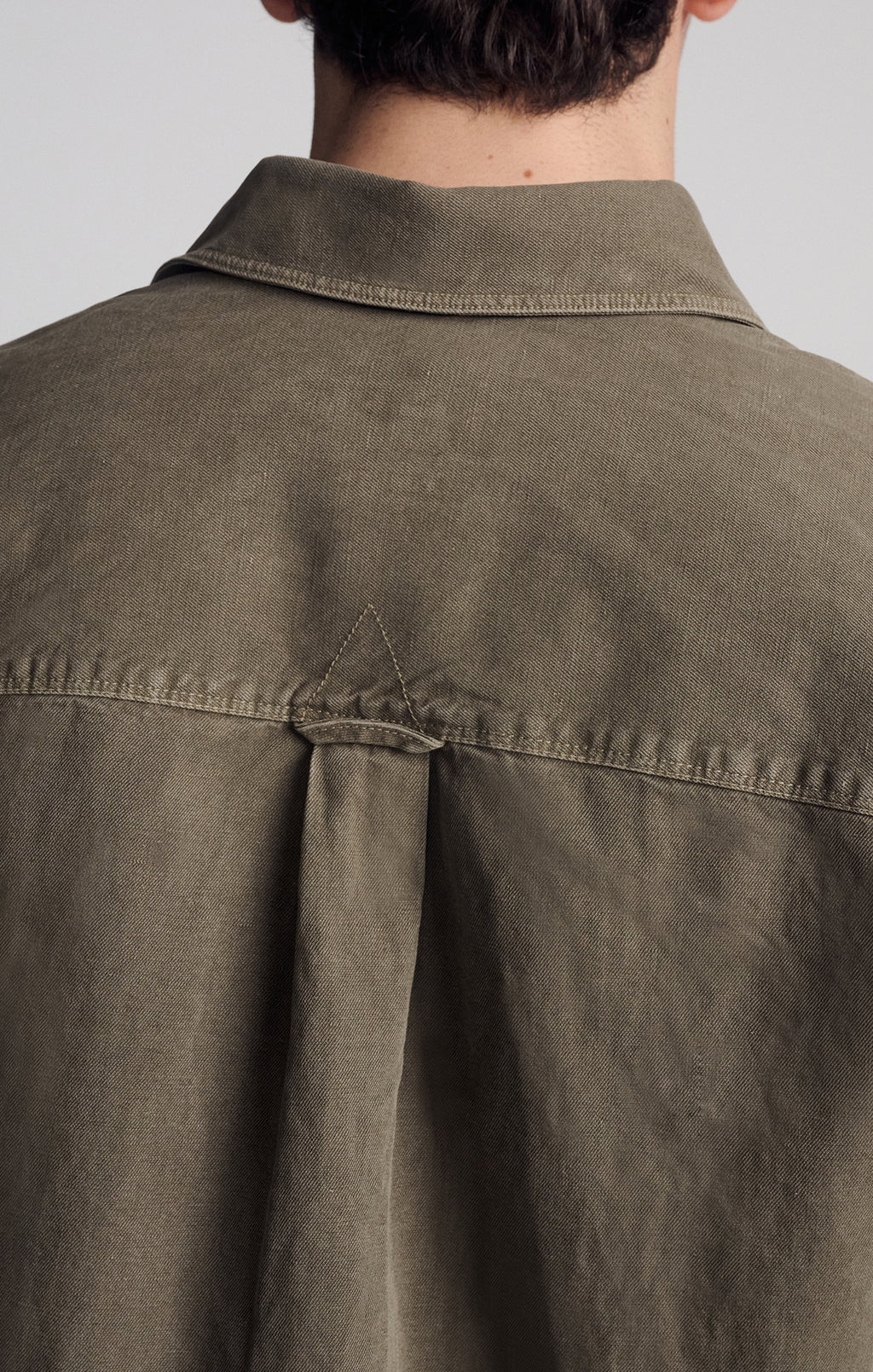 ONE POCKET LONG SLEEVE BUTTON-UP SHIRT IN BUNGEE CORD - Mavi Jeans