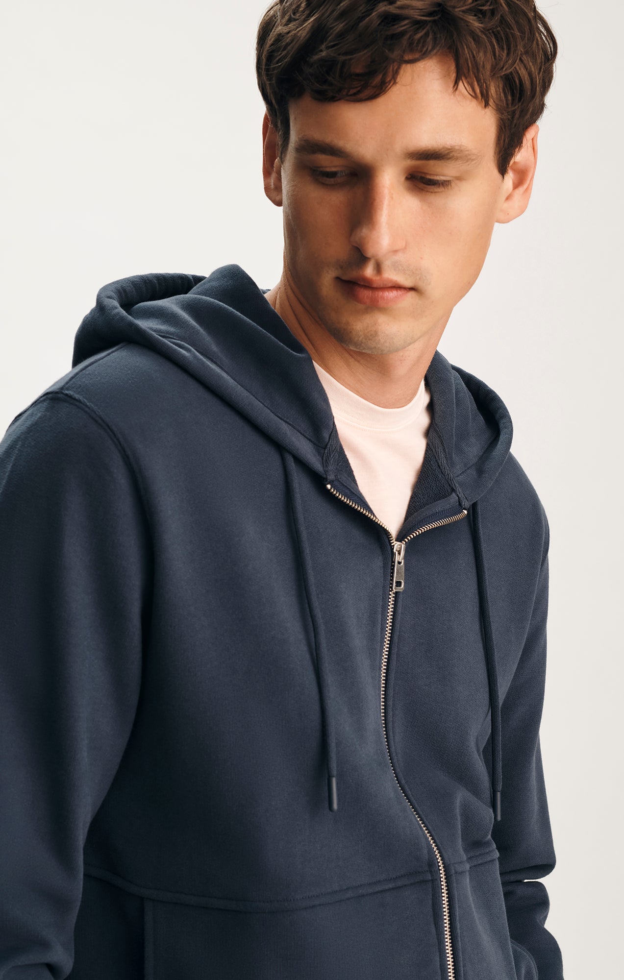 FULL ZIP HOODIE IN BLUE NIGHTS - Mavi Jeans