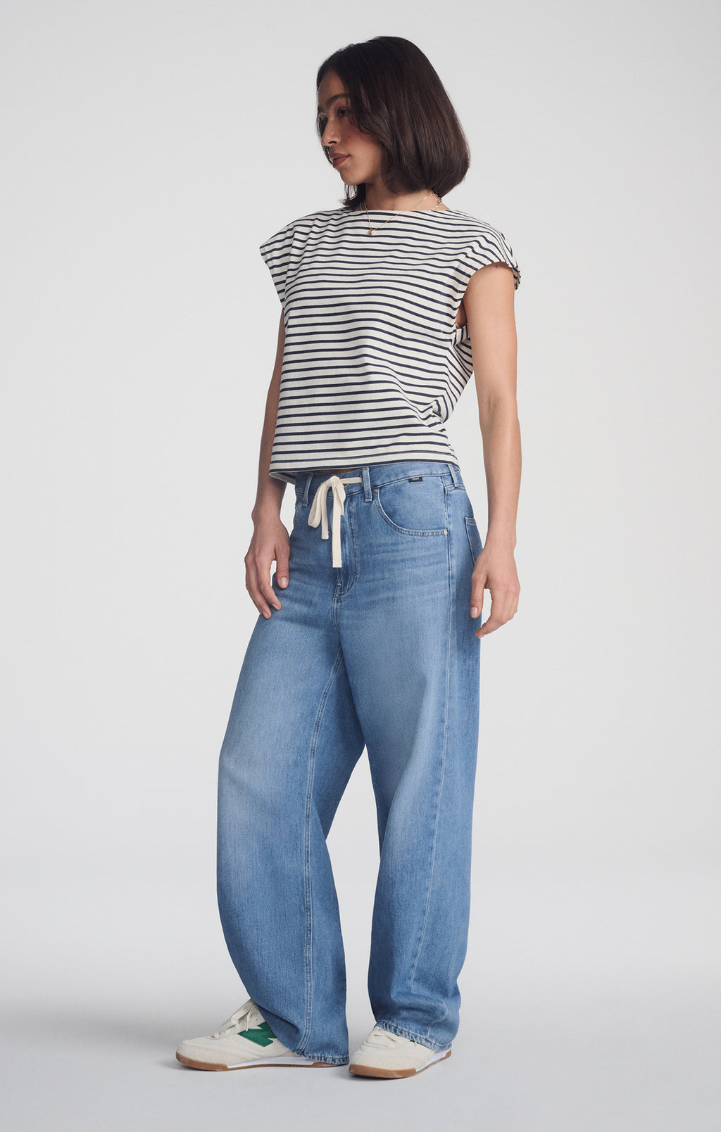 NELLA WIDE LEG IN LIGHT BLUE WELL BLUE - Mavi Jeans
