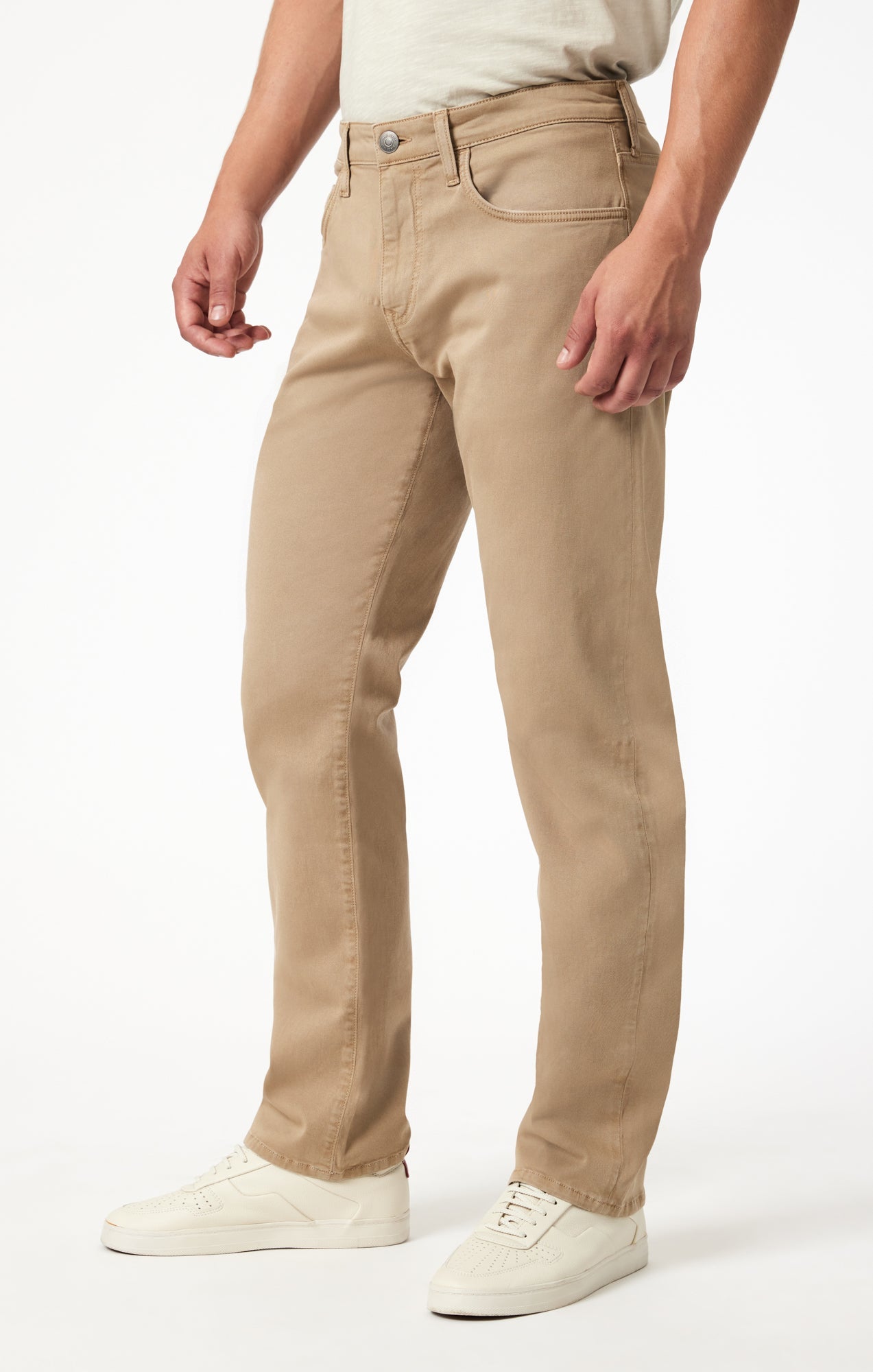 ZACH STRAIGHT LEG IN KHAKI CASUAL TWILL - Mavi Jeans