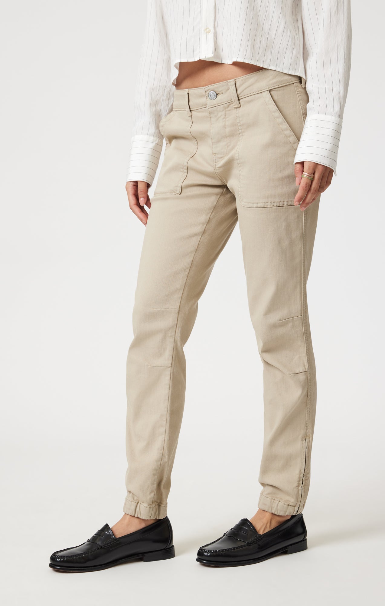 IVY SLIM CARGO IN TIDAL FOAM FLEX BLUE - Mavi Jeans