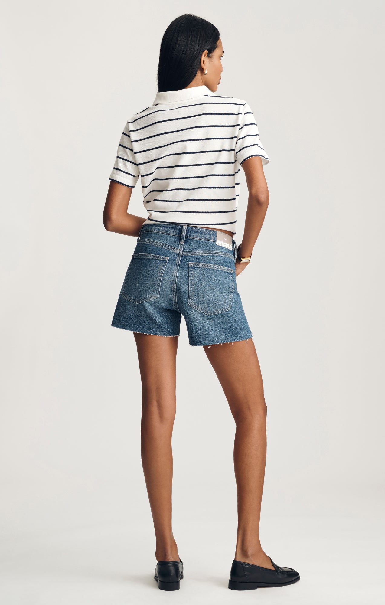 HEIDI SHORTS IN DARK USED CLASSIC BLUE - Mavi Jeans