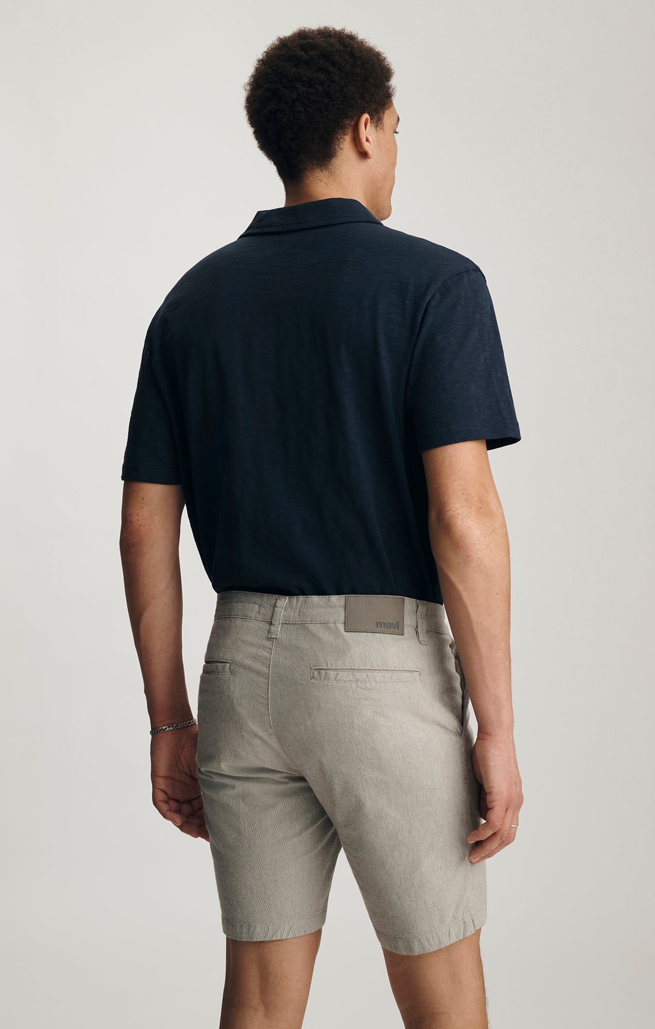 NOAH SHORTS IN BEIGE STRIPE - Mavi Jeans