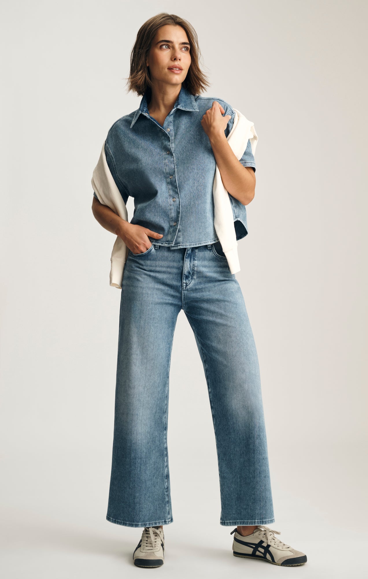 PALOMA WIDE LEG IN MID MOVE - Mavi Jeans