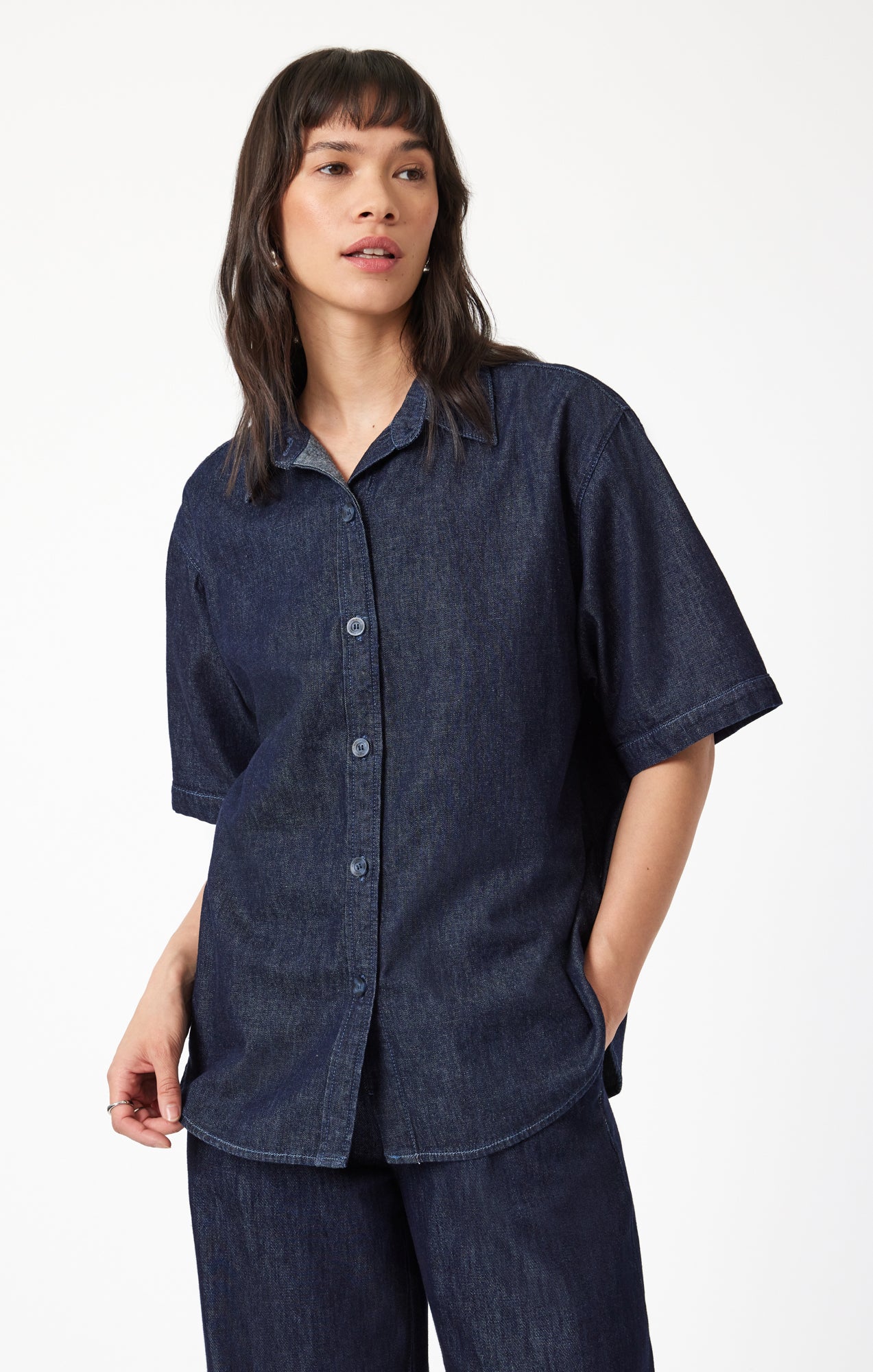 Mavi Women's Deva Shirt In Rinse Denim – Mavi Canada