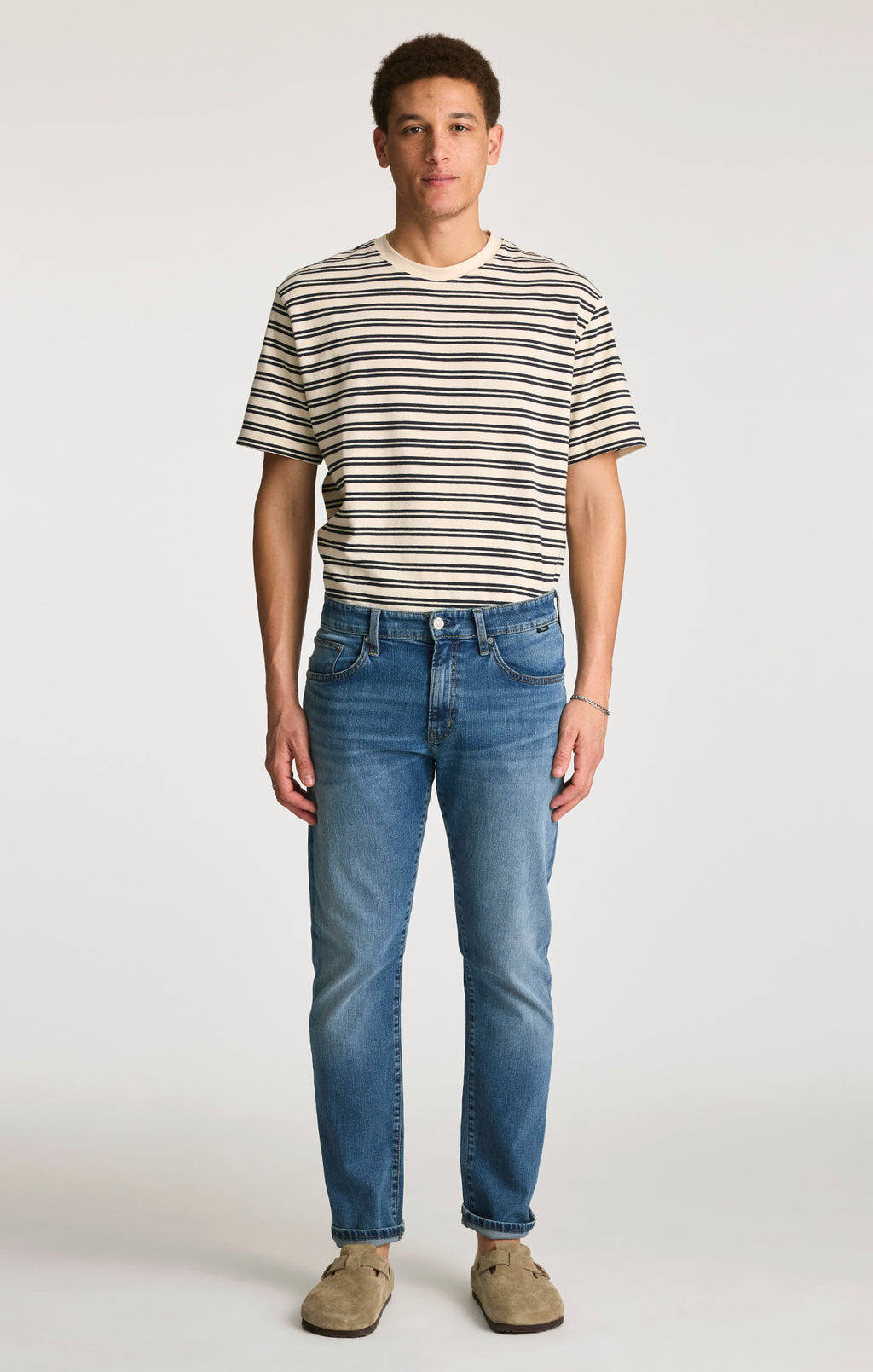 MARCUS SLIM STRAIGHT LEG IN MID VINTAGE SELVEDGE - Mavi Jeans