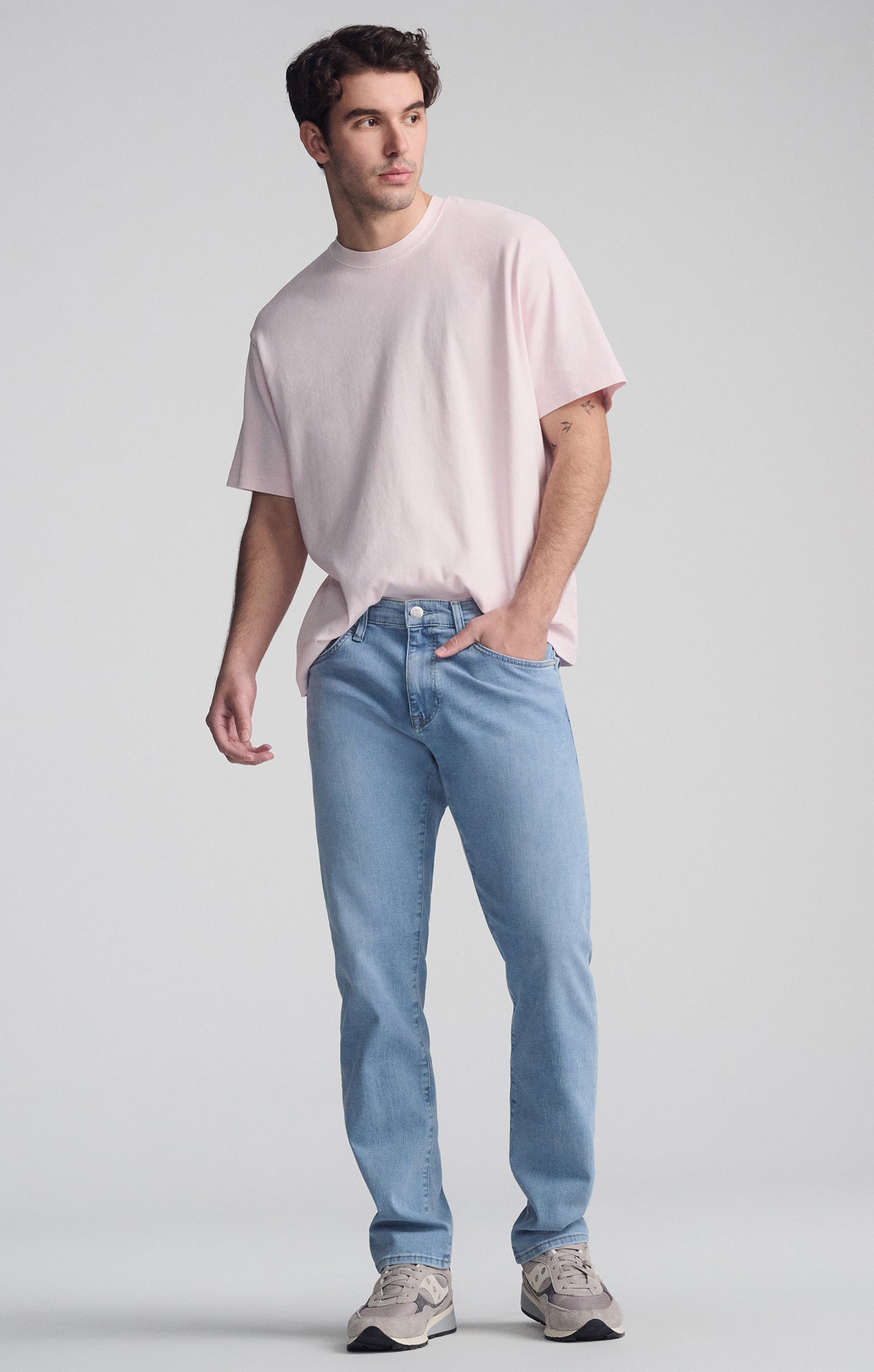JAKE SLIM LEG IN LIGHT BRUSHED WILLIAMSBURG - Mavi Jeans