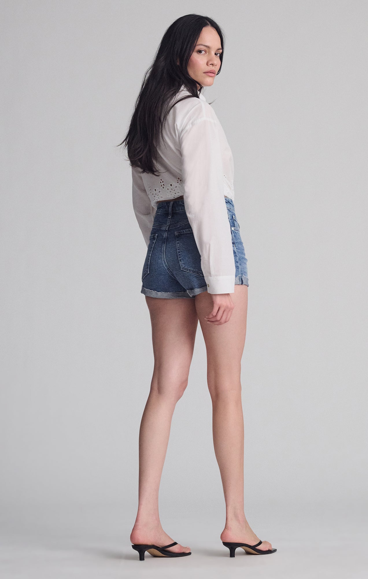 Mavi Women's Fiora Relaxed Shorts In Shaded Brushed 90's – Mavi Canada