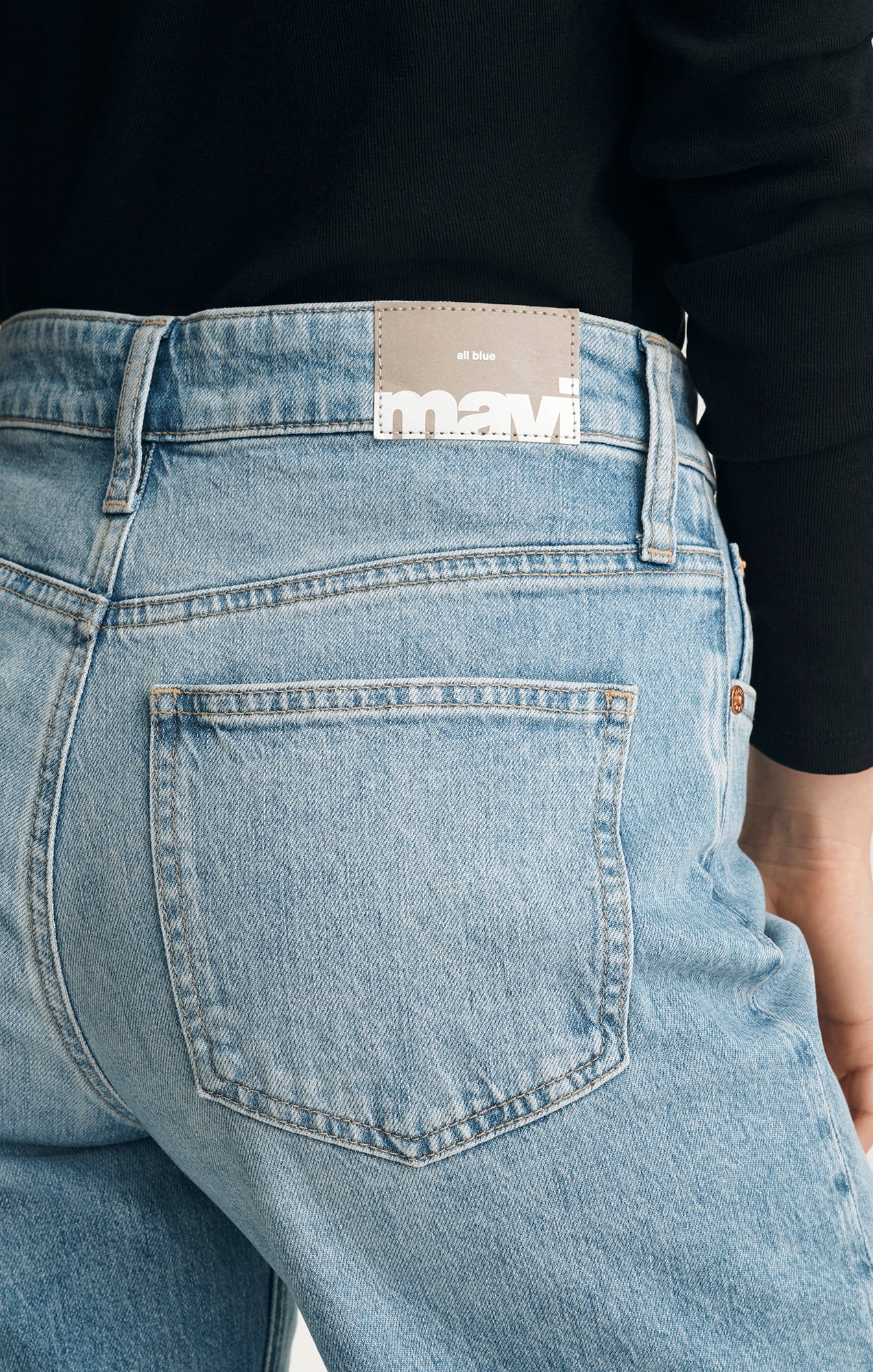 FLORIDA WIDE LEG IN BLEACHED CLASSIC BLUE - Mavi Jeans