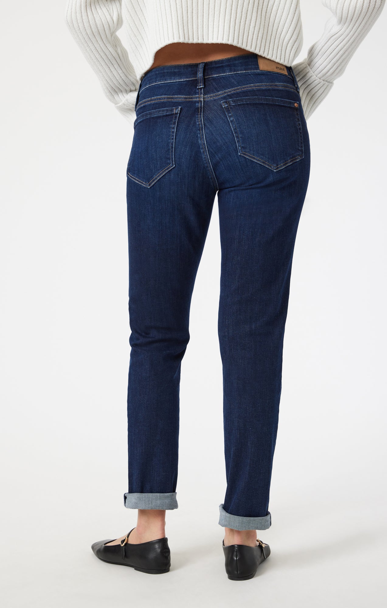 EMMA SLIM BOYFRIEND IN DEEP FLEX BLUE - Mavi Jeans