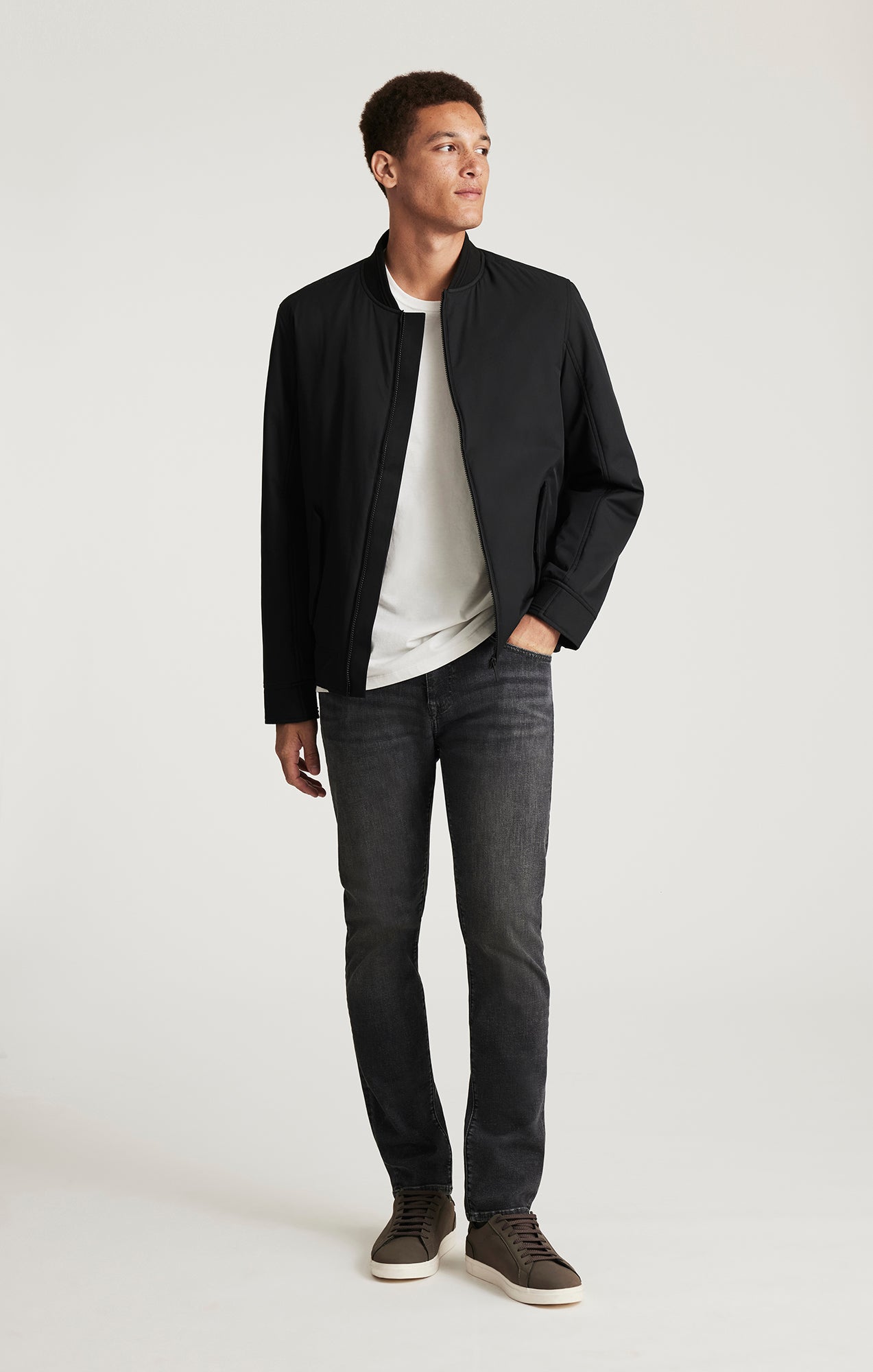 BOMBER JACKET IN BLACK - Mavi Jeans