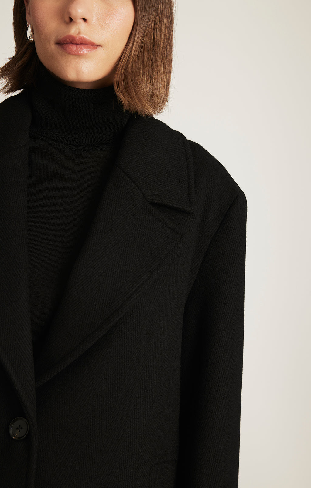 EDITION PEACOAT IN BLACK - Mavi Jeans