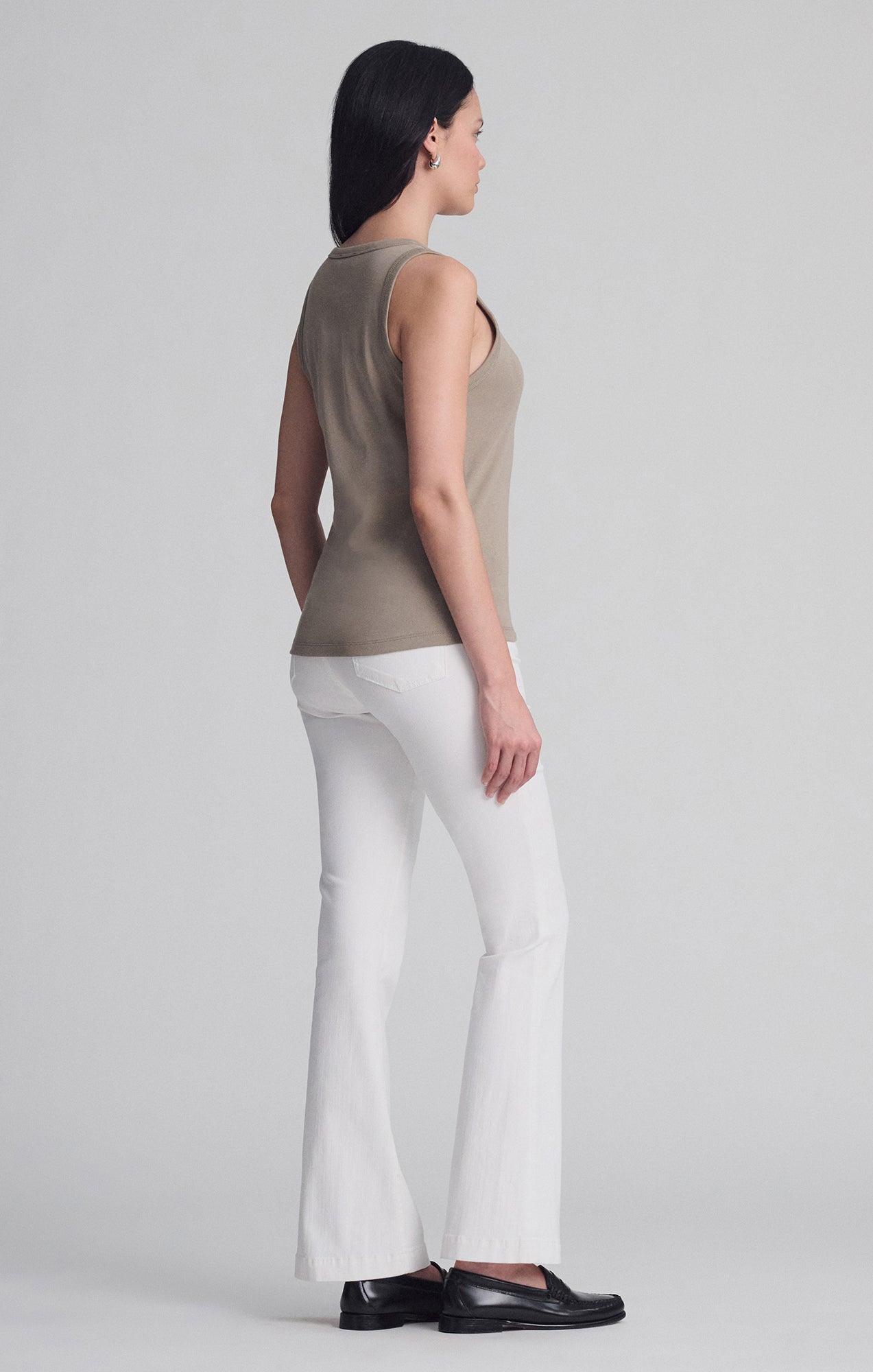 CONTOUR TANK TOP IN ROASTED CASHEW - Mavi Jeans