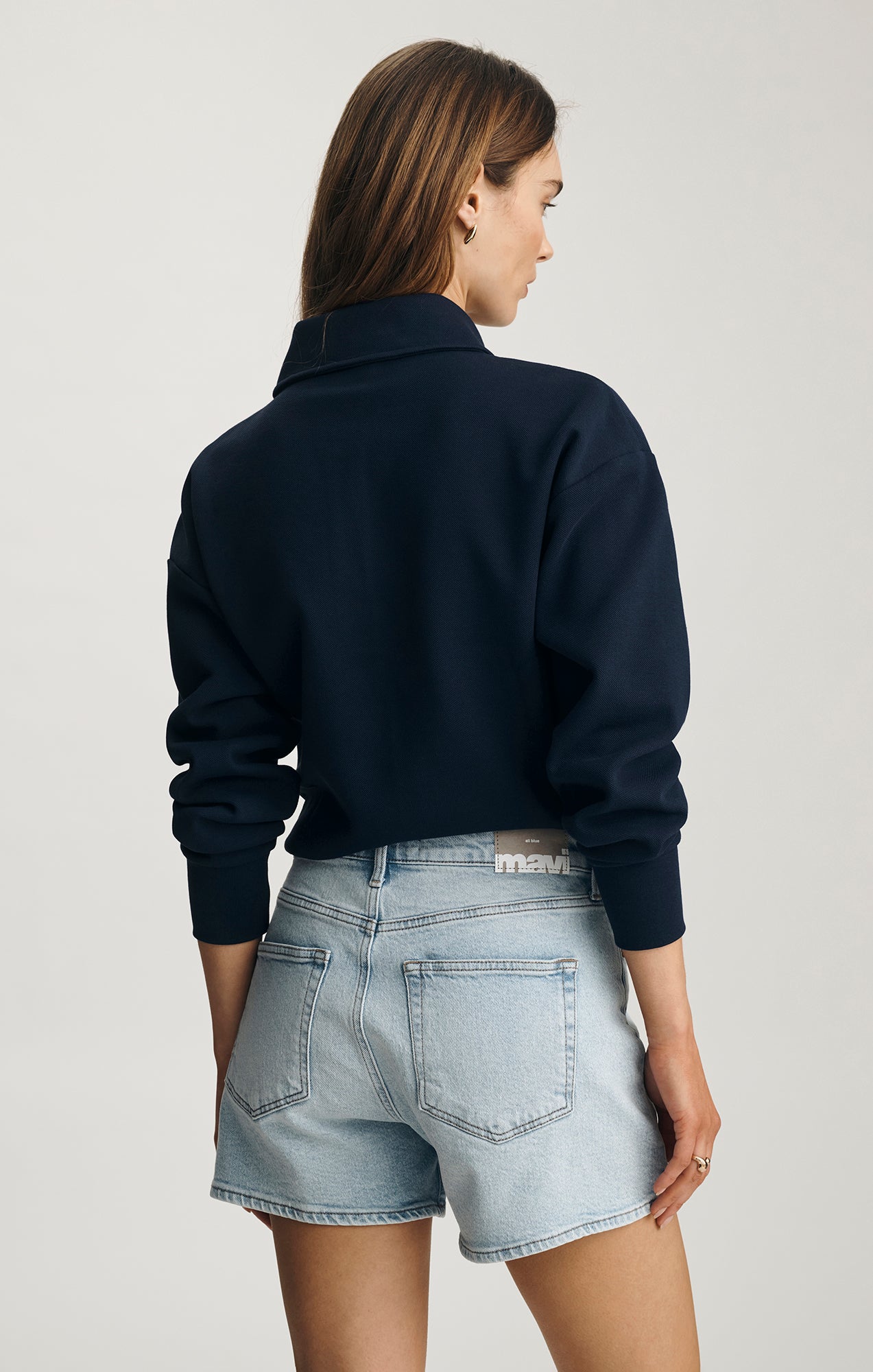 HEIDI SHORTS IN LIGHT BRUSHED CLASSIC BLUE - Mavi Jeans