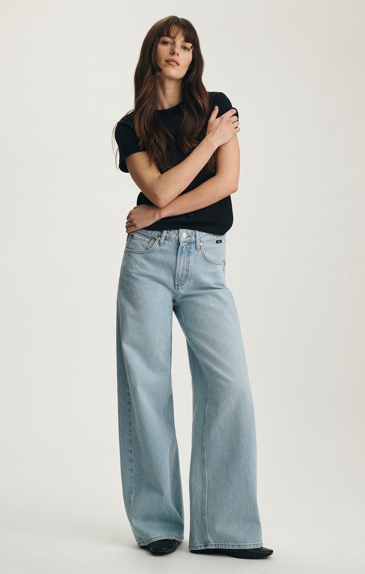 Mavi Women's Siena Wide Leg In Light Classic Denim – Mavi Canada