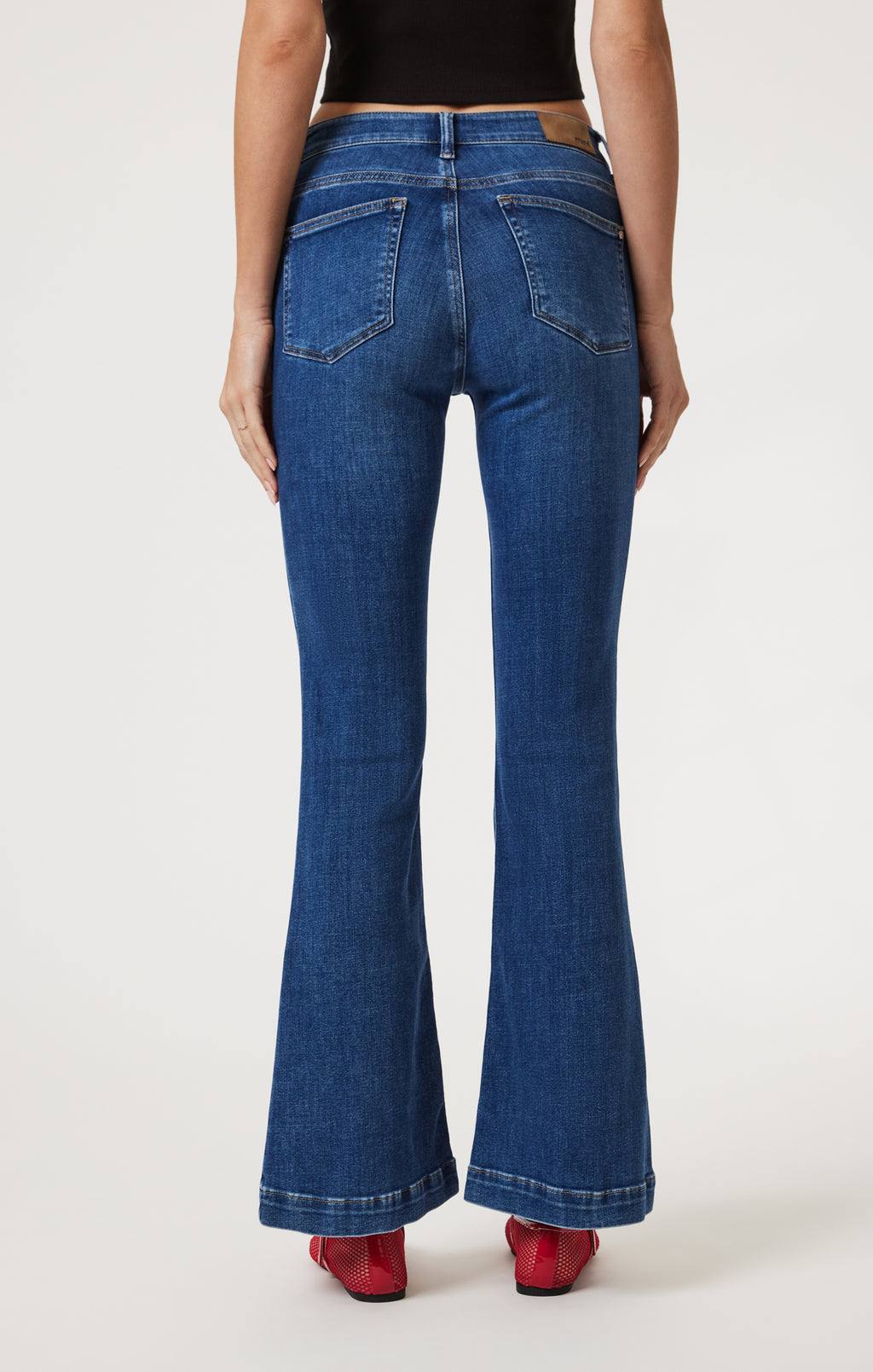 SYDNEY FLARE IN DARK BRUSHED FEATHER BLUE - Mavi Jeans