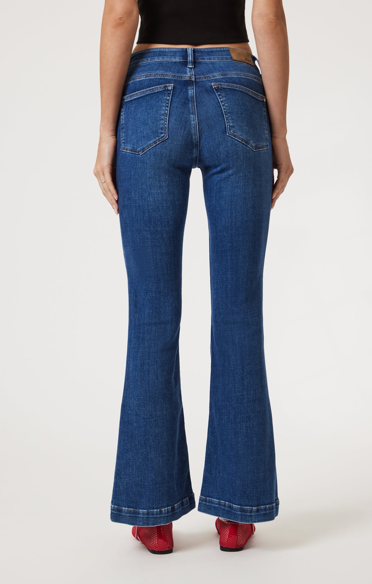SYDNEY FLARE IN DARK BRUSHED FEATHER BLUE - Mavi Jeans
