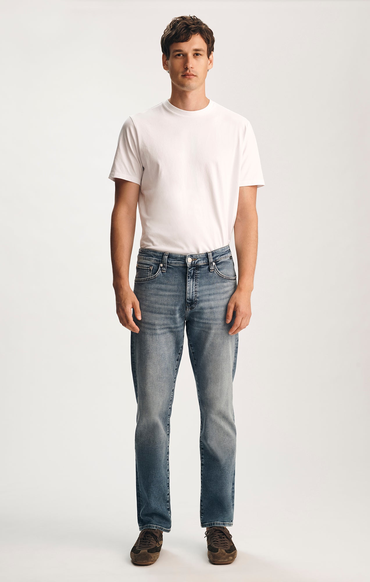 ZACH STRAIGHT LEG IN MID USED CLASSIC VINTAGE - Mavi Jeans