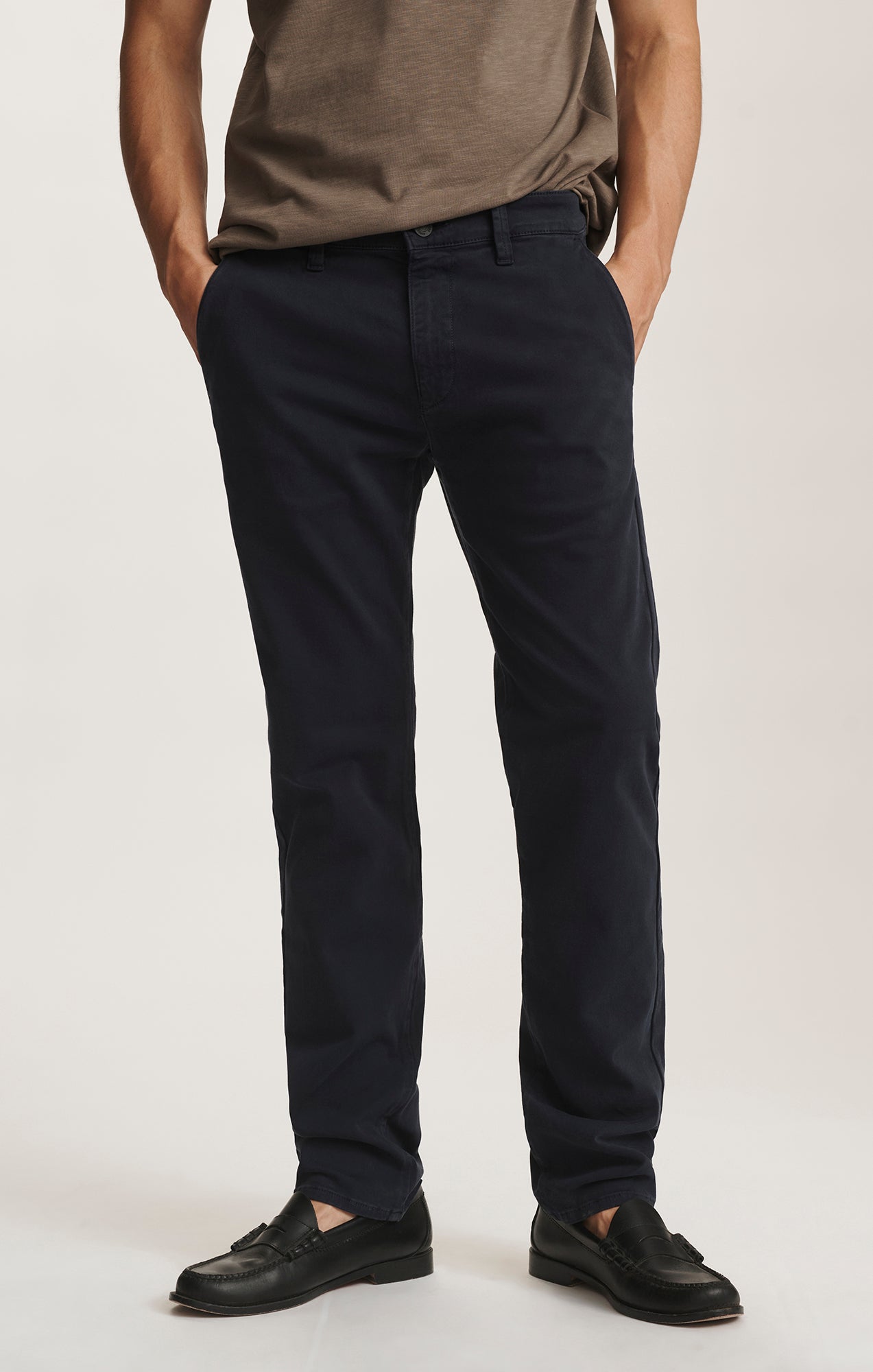 MILTON SLIM STRAIGHT CHINO IN DARK NAVY CASUAL TWILL - Mavi Jeans