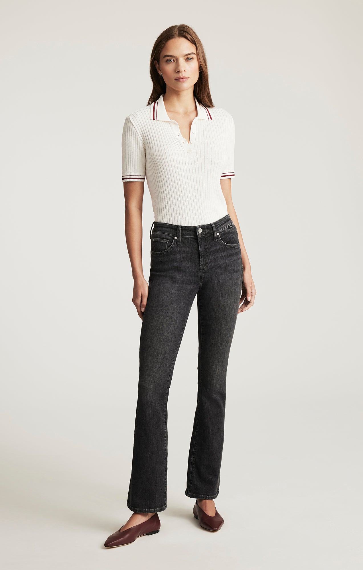 MOLLY BOOTCUT IN SMOKE FLEX BLUE - Mavi Jeans