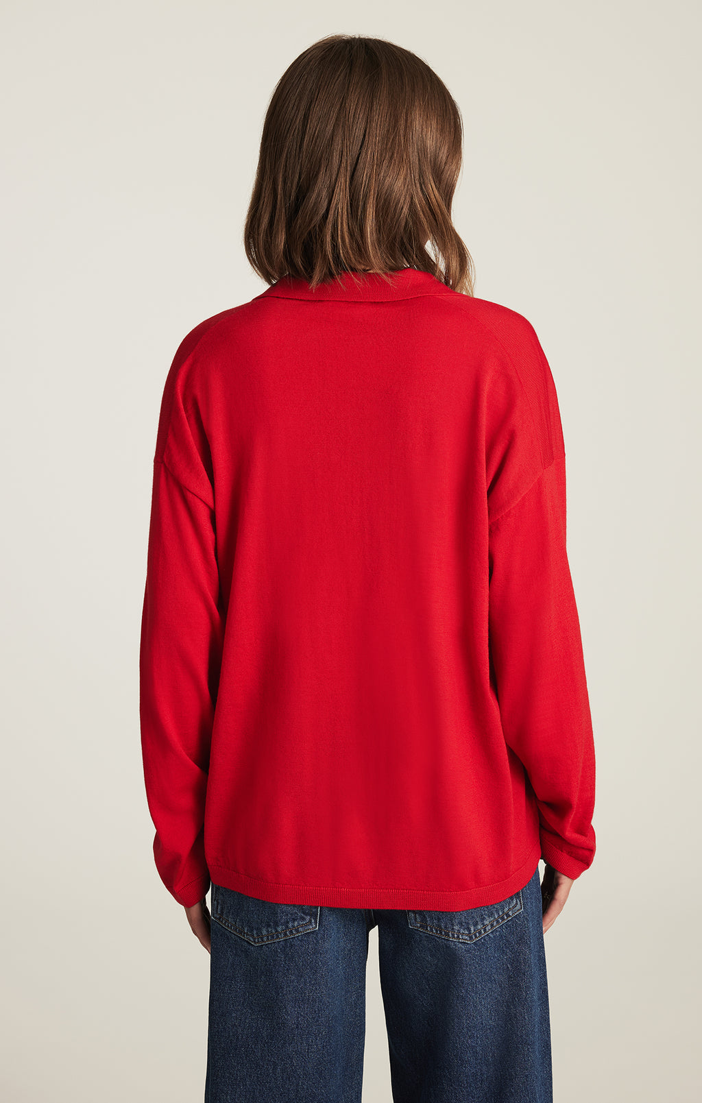 EDITION WOOL PULLOVER SWEATER IN RIO RED - Mavi Jeans