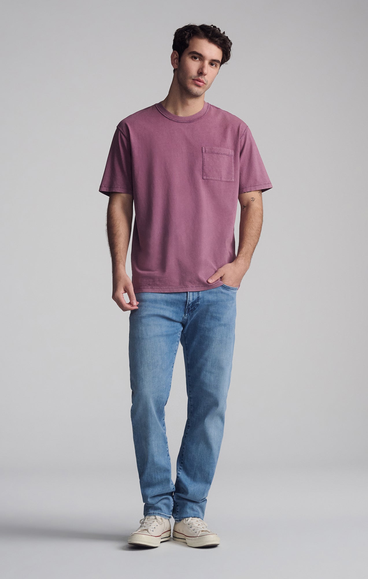 POCKET T-SHIRT IN TOADSTOOL - Mavi Jeans
