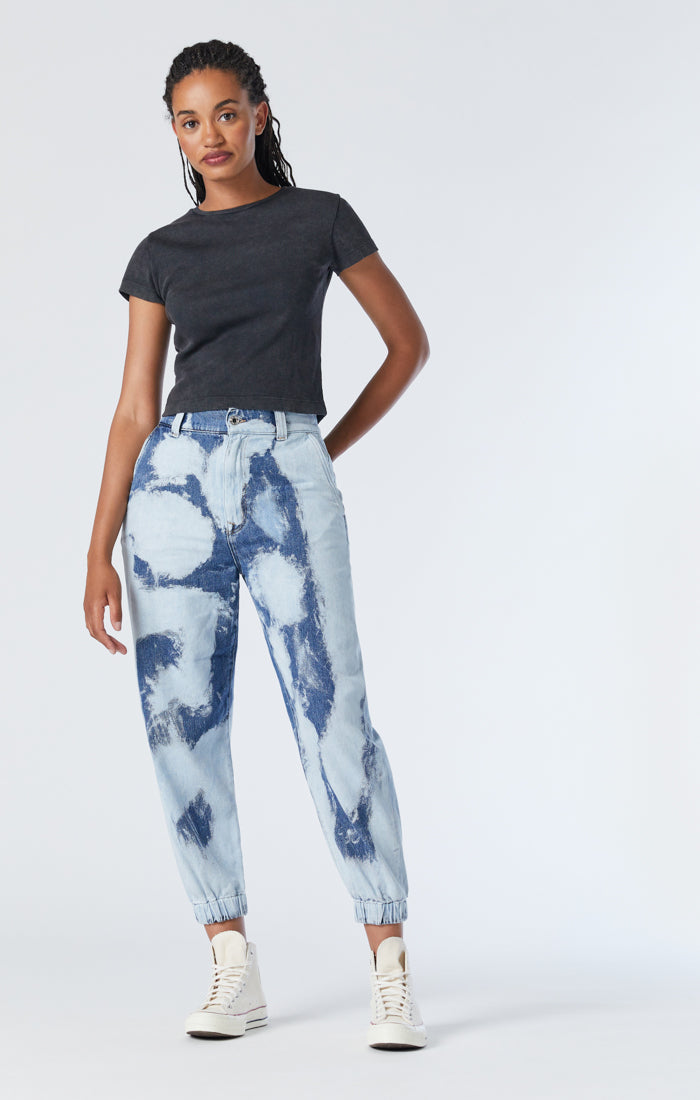 WILLA JOGGER PANTS IN LIGHT DENIM - Mavi Jeans