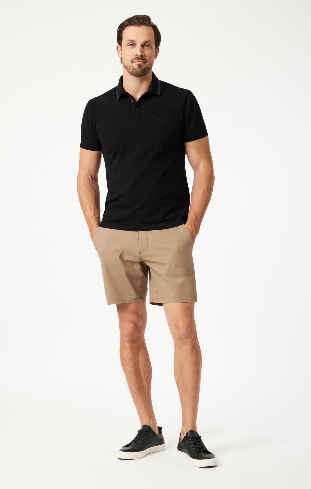 DARREN CHINO SHORTS IN CAMEL TRUE MOVE - Mavi Jeans