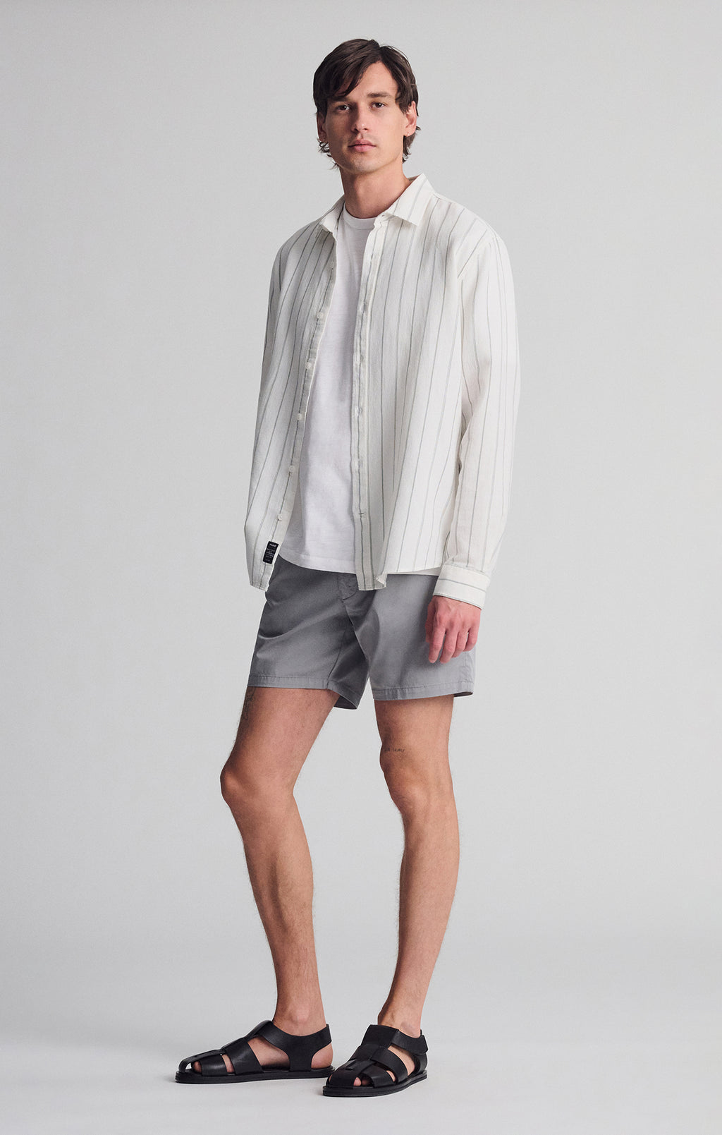 NATE SHORTS IN MONUMENT GRAY CITY SMART - Mavi Jeans