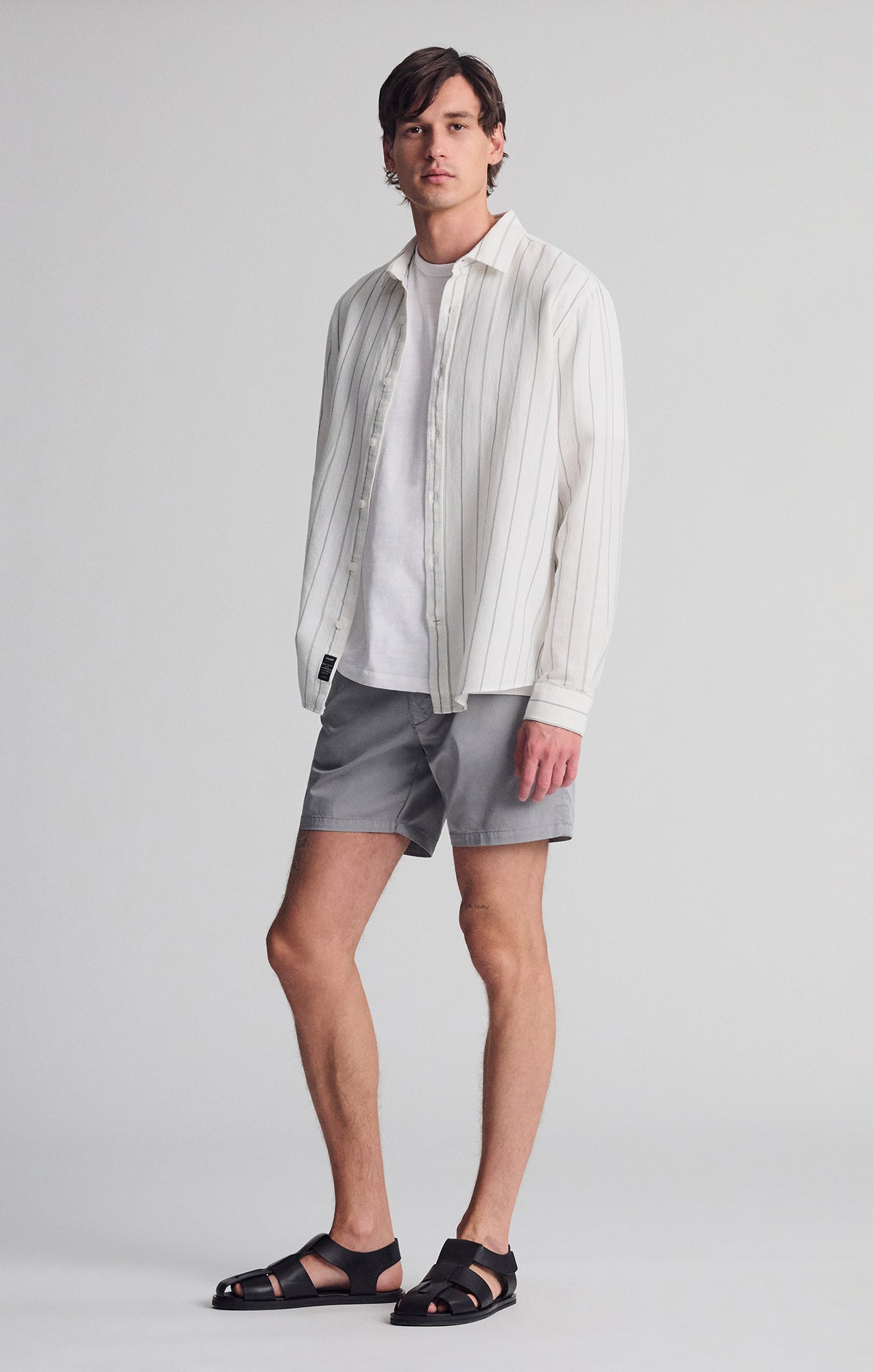 NATE SHORTS IN MONUMENT GRAY CITY SMART - Mavi Jeans