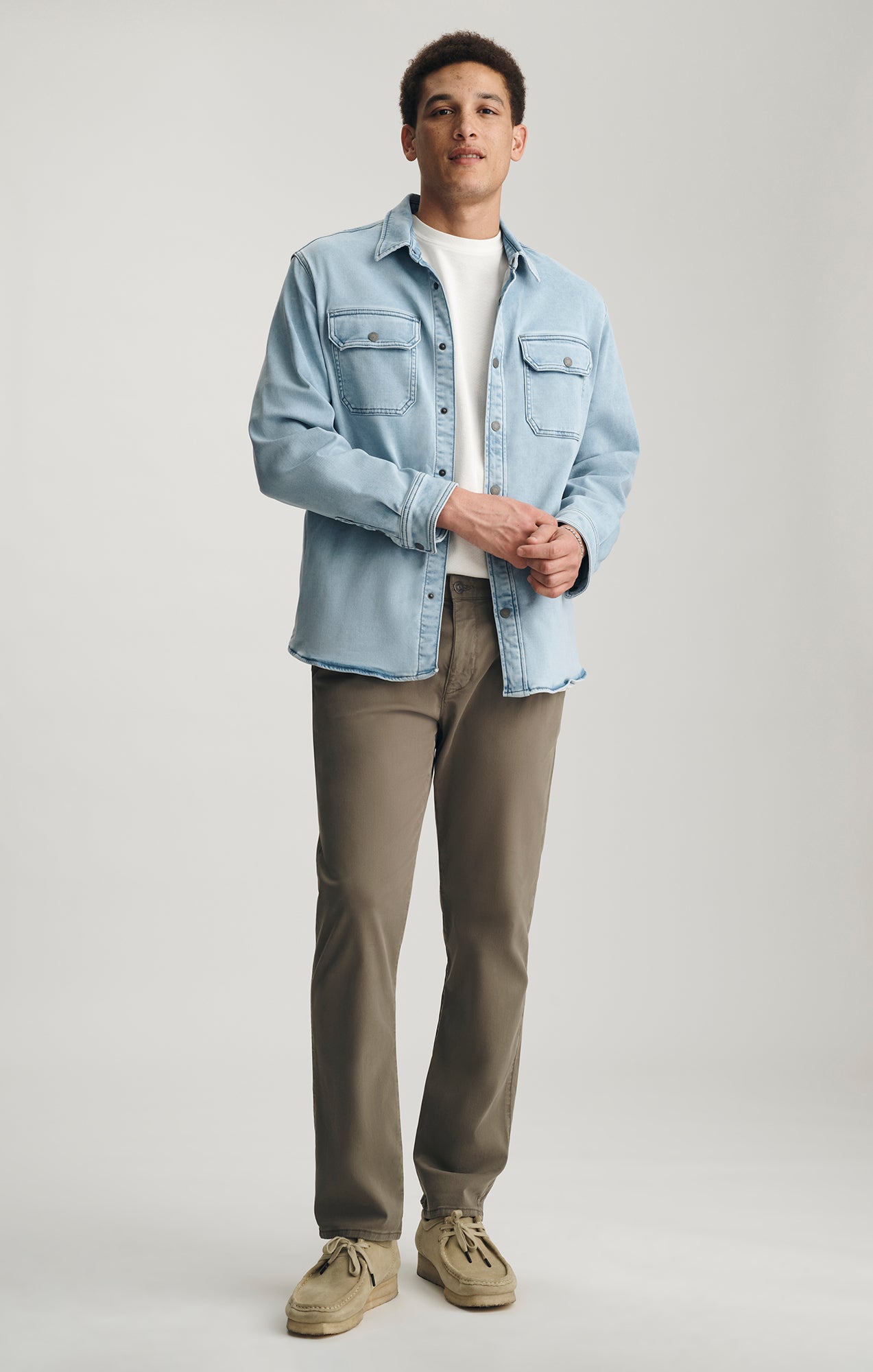 Mavi Men's Asher Denim Overshirt In Light Blue Explorer – Mavi Canada