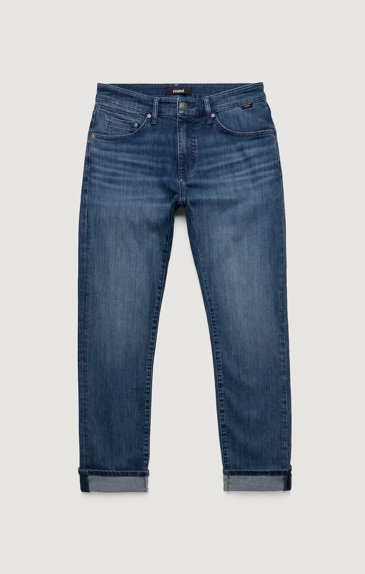 JAKE SLIM LEG IN MID BRUSHED WILLIAMSBURG - Mavi Jeans