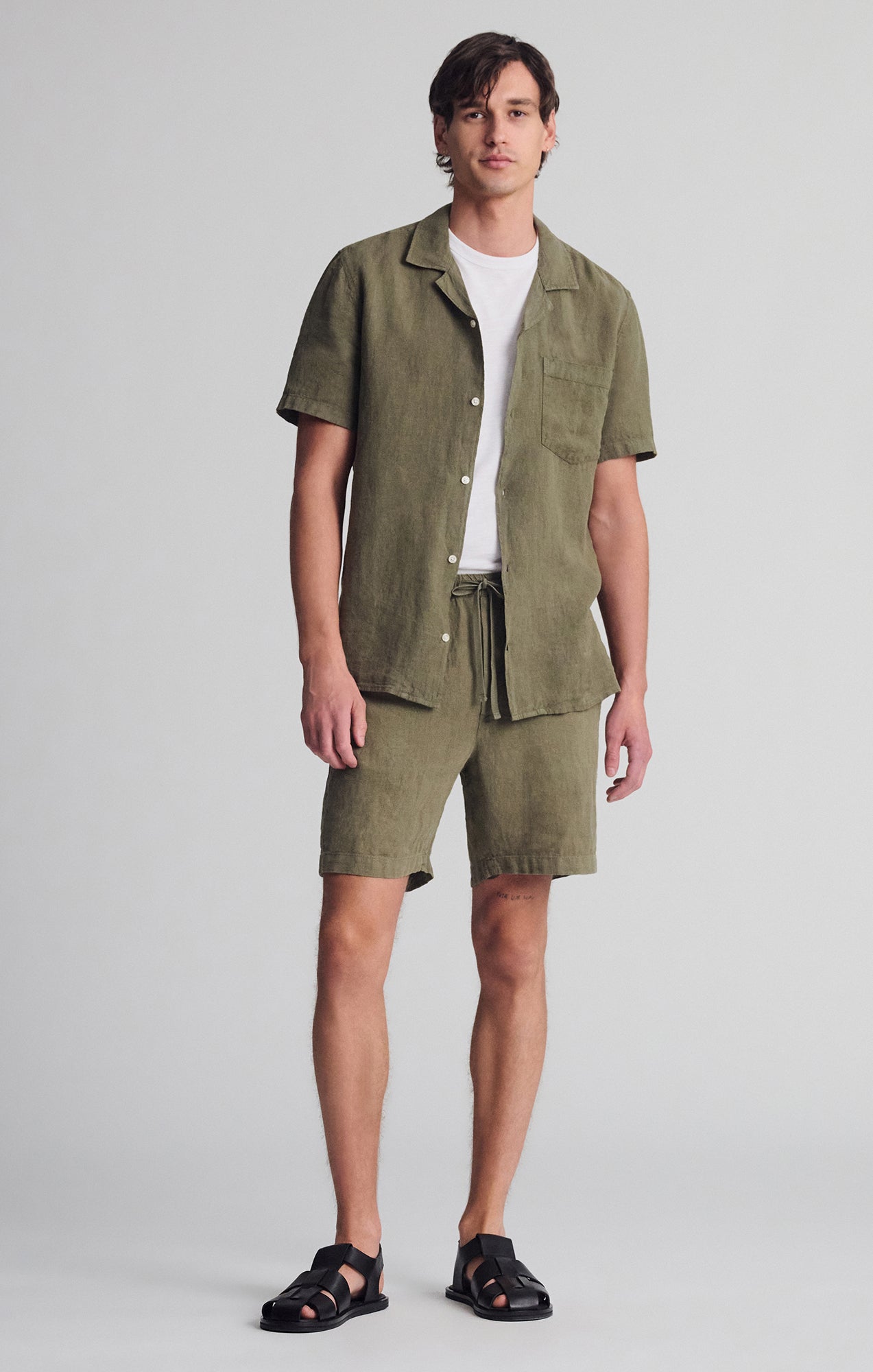 LINEN POCKET SHORTS IN KALAMATA - Mavi Jeans
