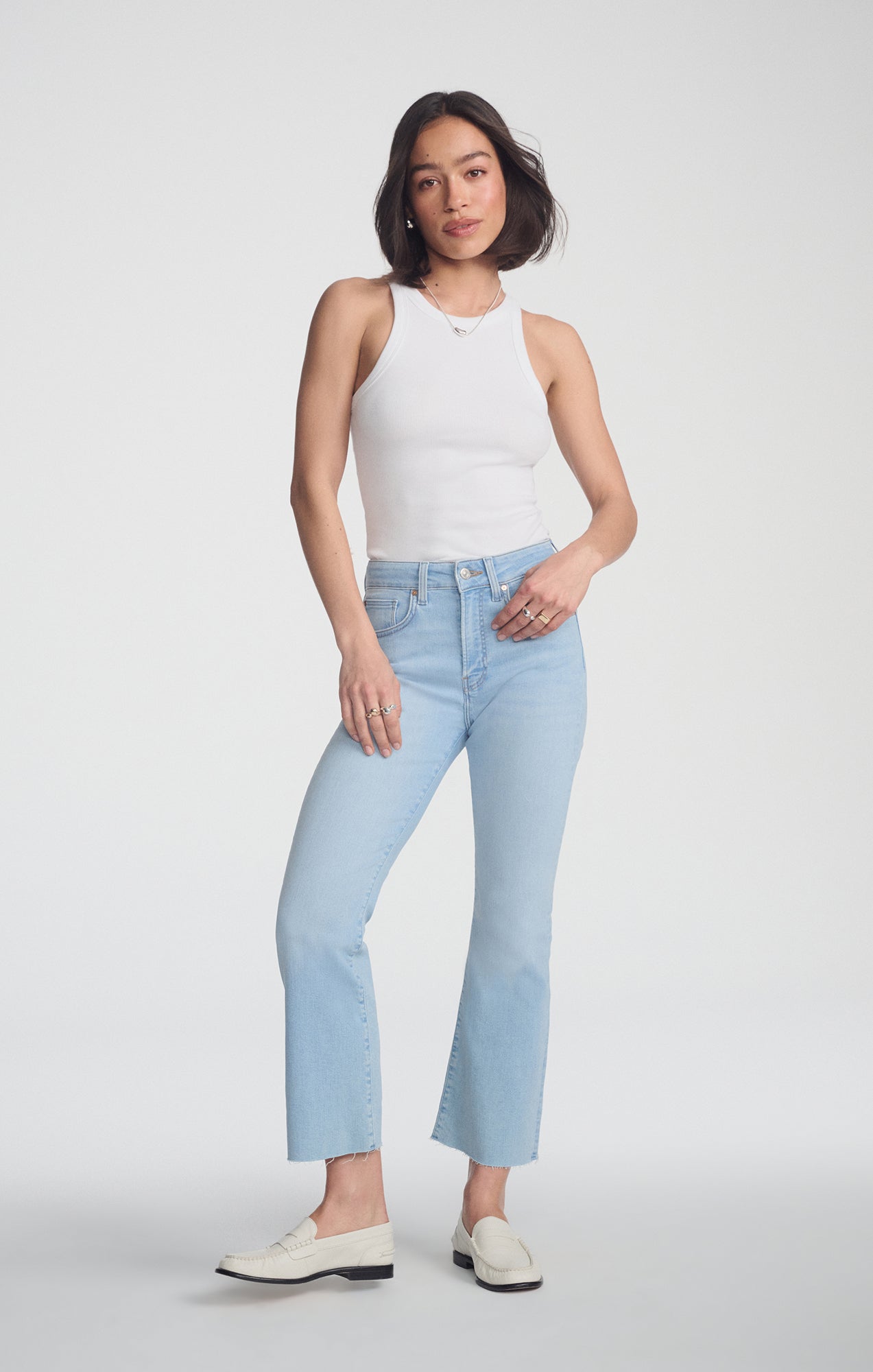 ANIKA CROPPED FLARE IN LIGHT BLUE FLEX BLUE - Mavi Jeans