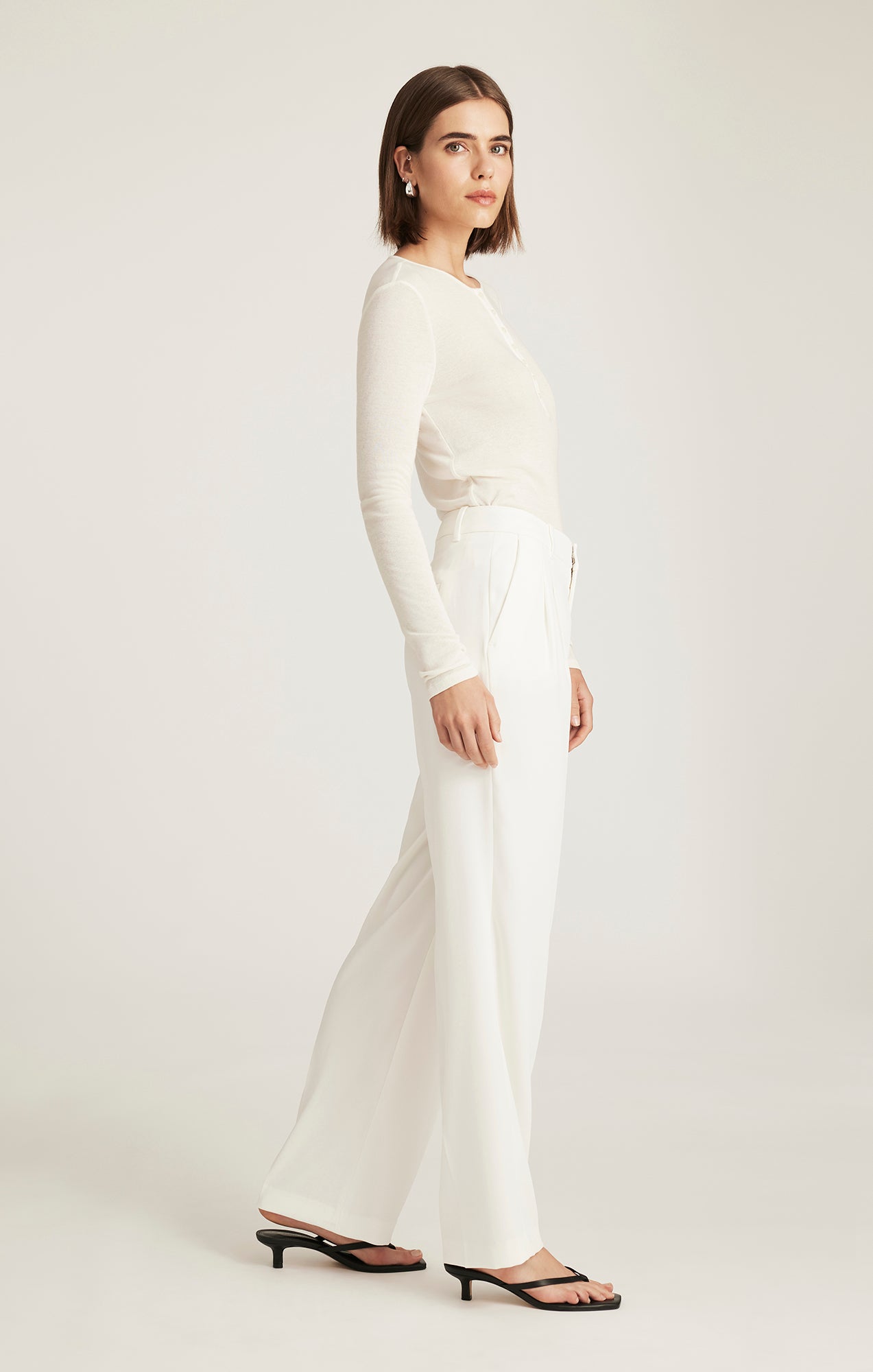 EDITION STRAIGHT LEG PANTS IN COCONUT MILK - Mavi Jeans