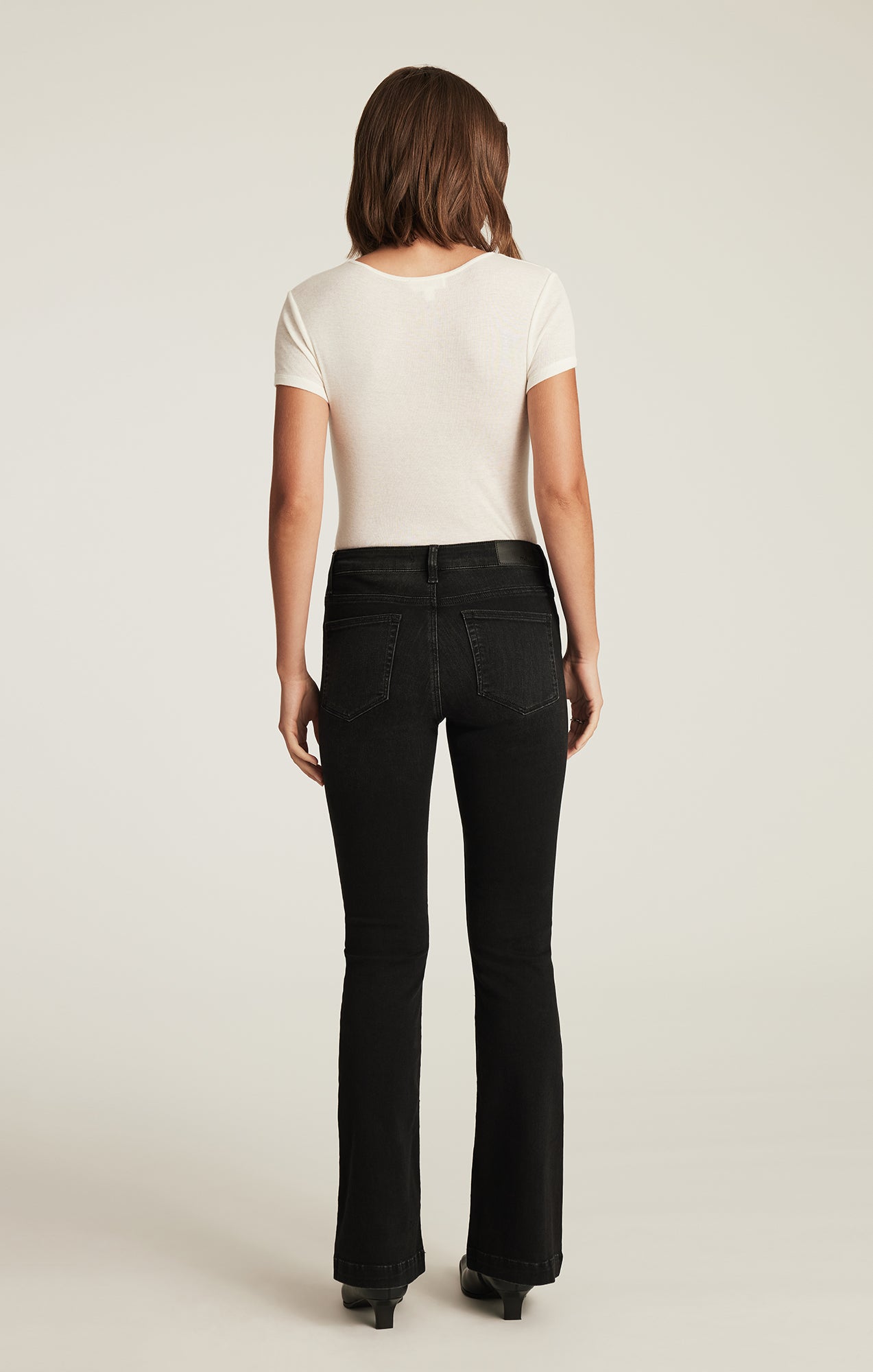 SYDNEY FLARE IN DARK SMOKE FEATHER BLUE - Mavi Jeans