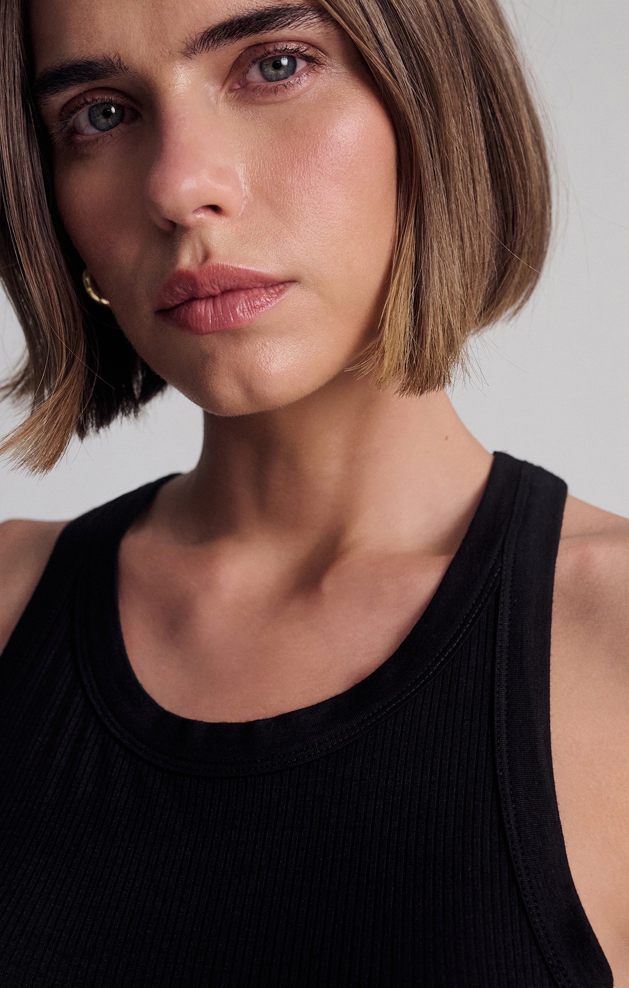 SIMPLE TANK TOP IN BLACK - Mavi Jeans