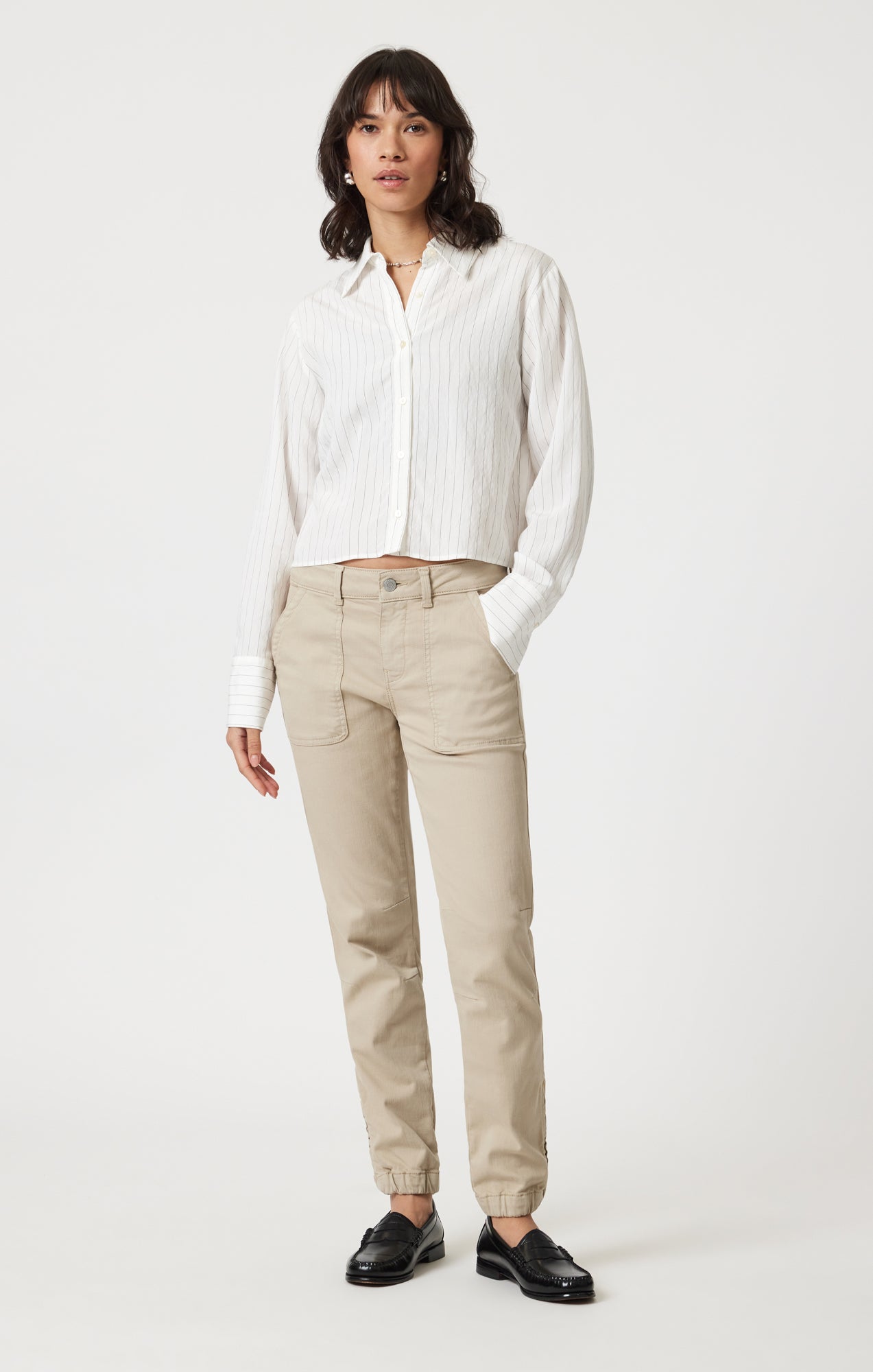 IVY SLIM CARGO IN TIDAL FOAM FLEX BLUE - Mavi Jeans