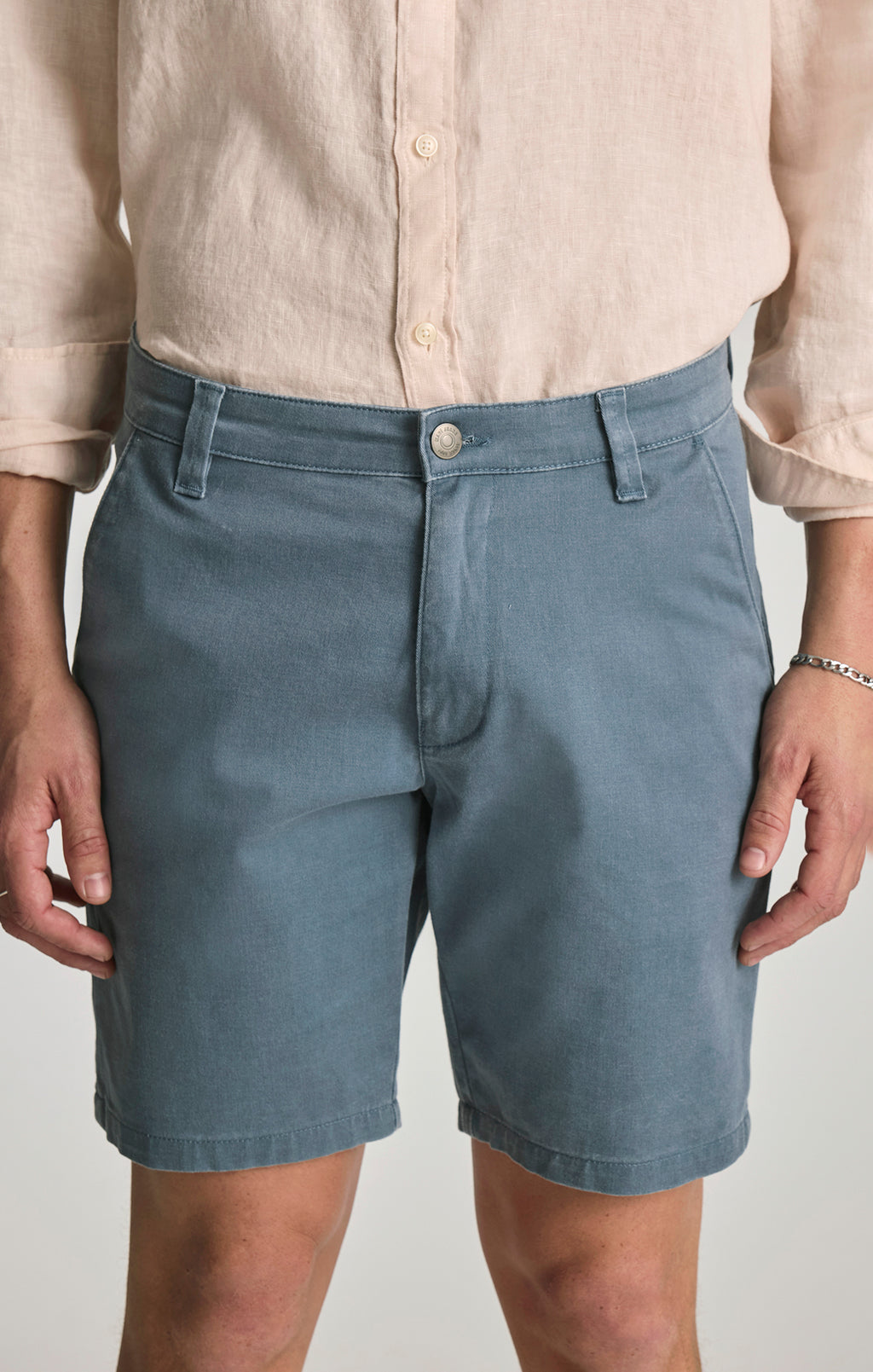 NOAH SHORTS IN FADED BLUE VINTAGE COLORED - Mavi Jeans